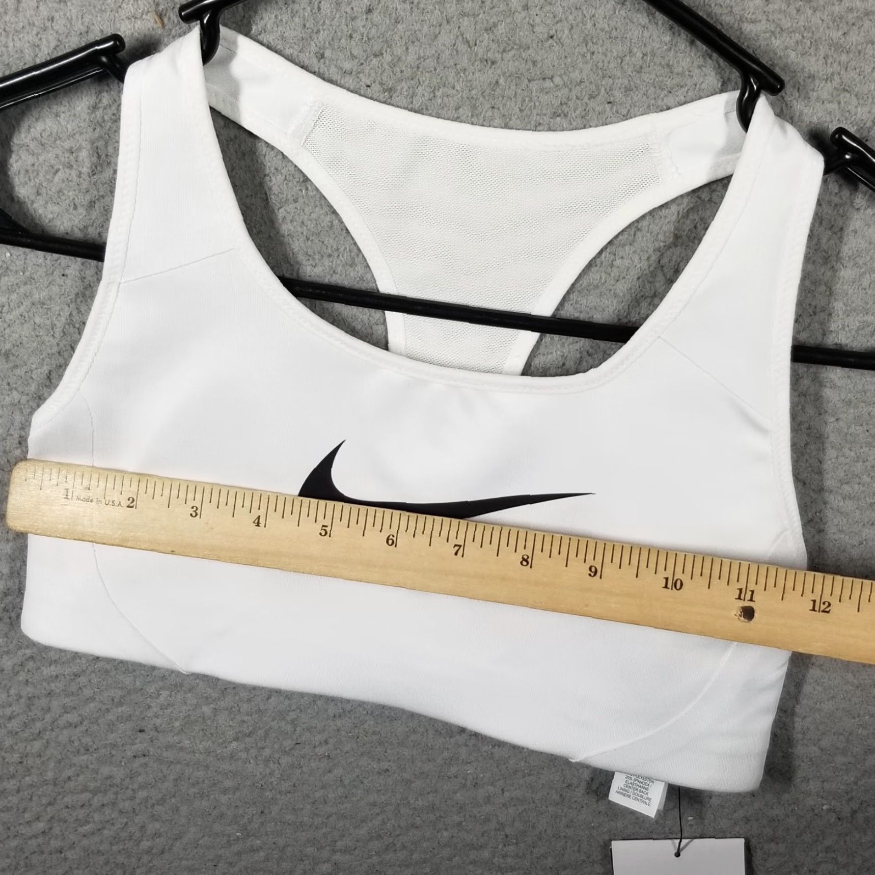 Nike NIKE Dri-FIT High Support Sports Bra Black Size S Wireless Racerback Activewear Womens Size ONE SIZE - 5 Thumbnail