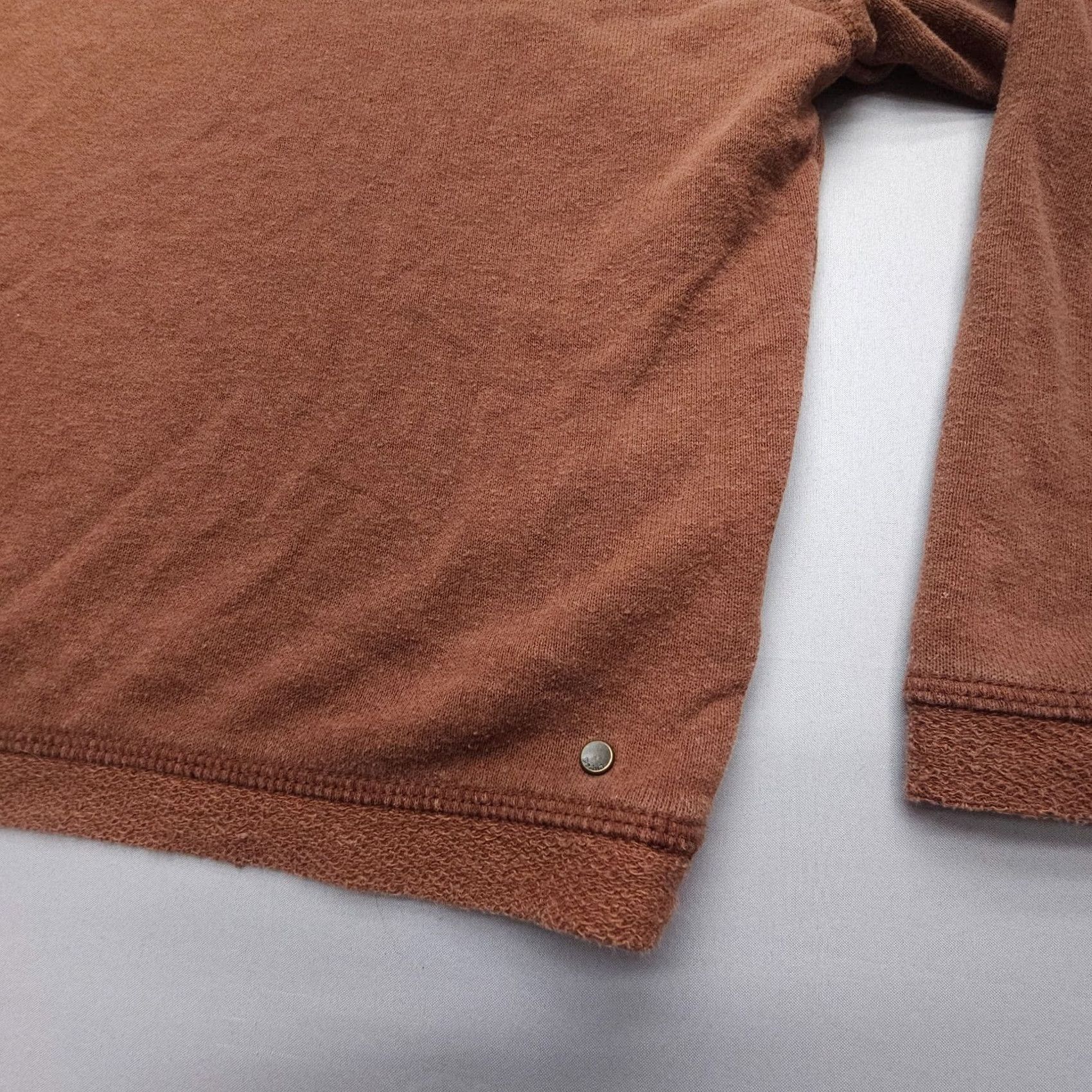 Prana VINTAGE PrAna Cozy Up Polmdale Top Sweatshirt Size Medium Hemp Crop Boxy Lounge Outdoor Size M / US 6-8 / IT 42-44 - 3 Thumbnail