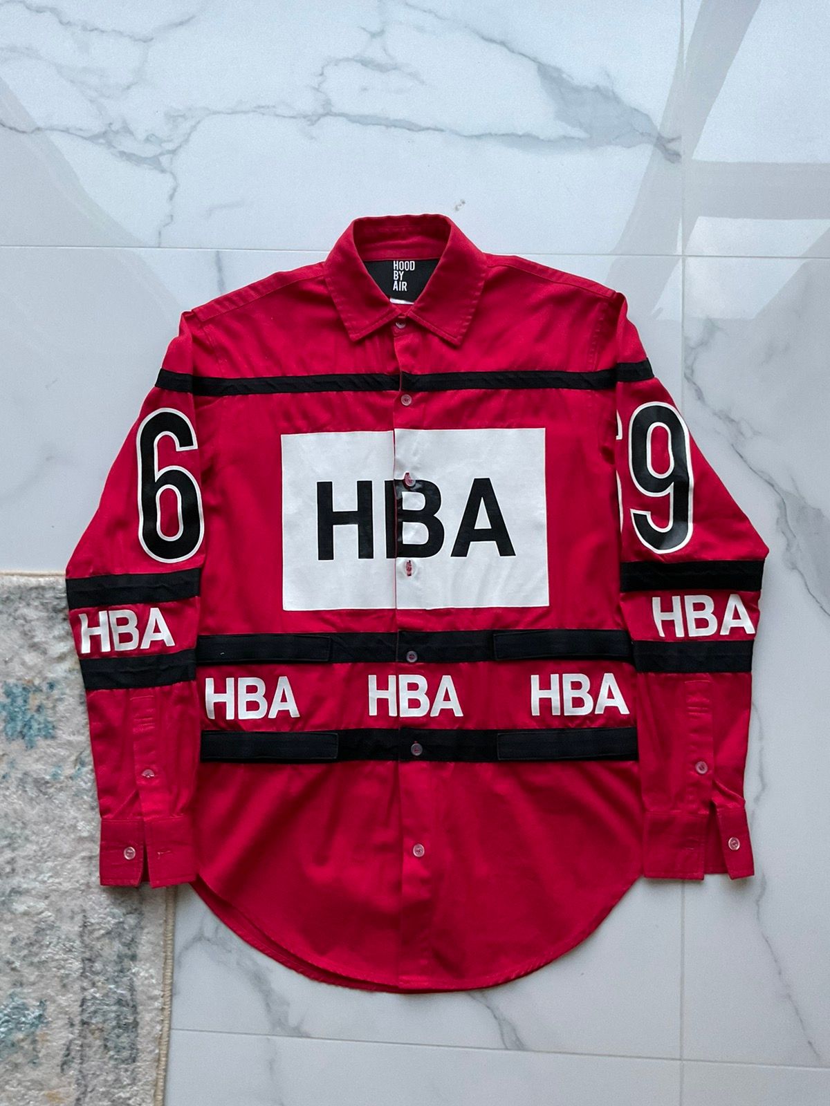 Pre-owned Hood By Air 2014 Red 69 Shirt