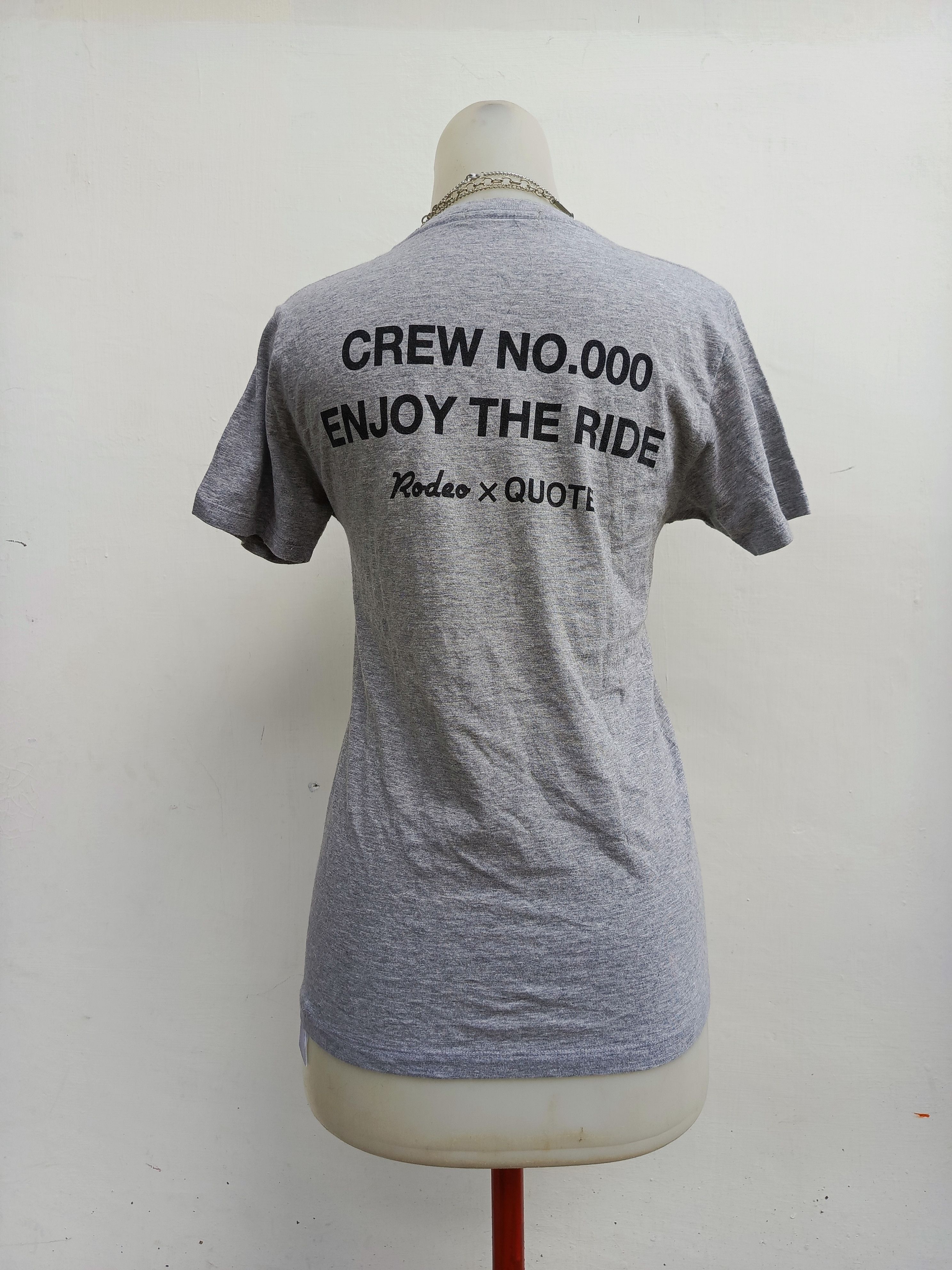 Japanese Brand Quote Tokyo Skateboard Photo Print Grey Heather Tee Size S / US 4 / IT 40 - 5 Thumbnail