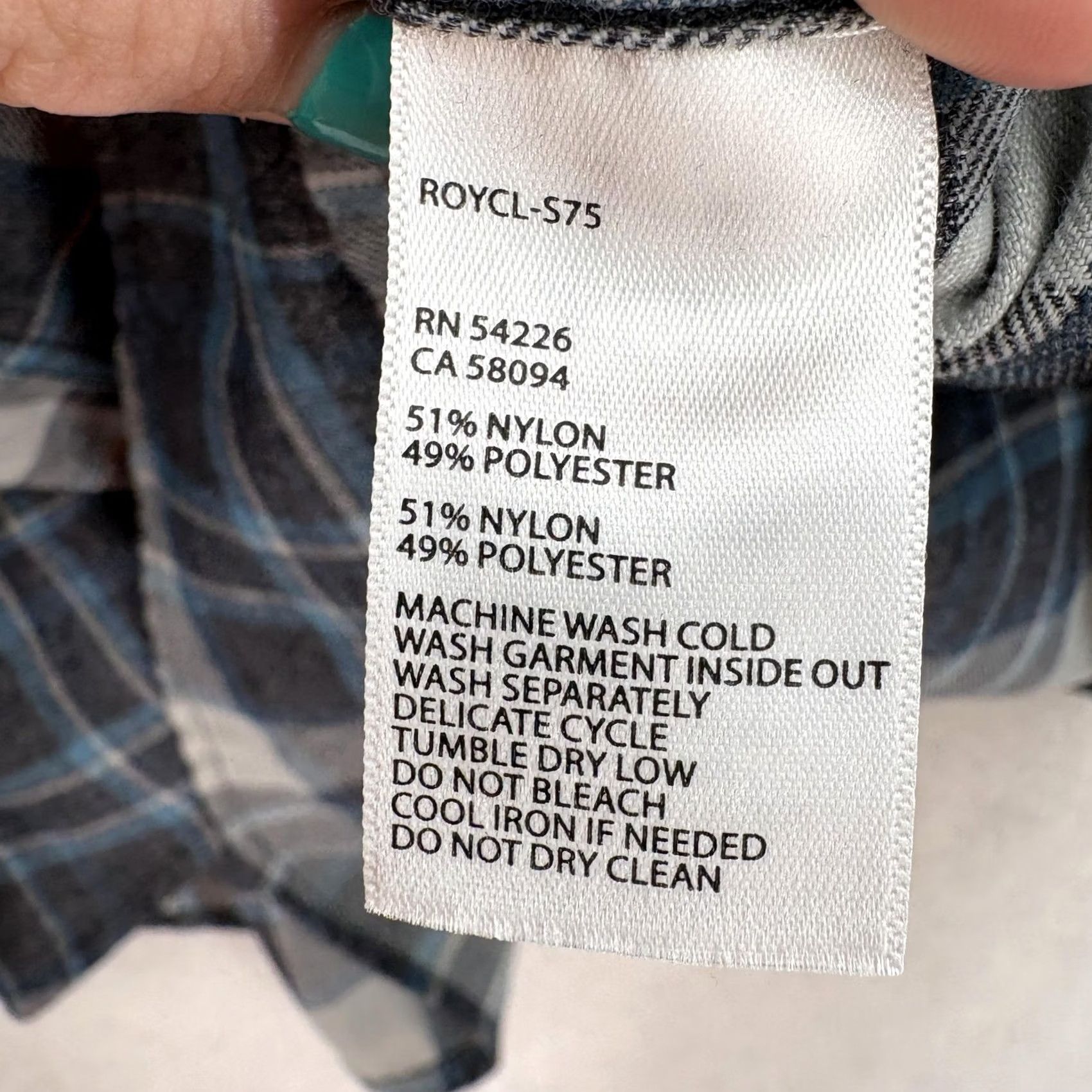 Royal Robbins Roy al Robbins Shirt Mens XL Gray Plaid Long Sleeve Flannel Button Up Hiking Camp Size US XL / EU 56 / 4 - 6 Thumbnail