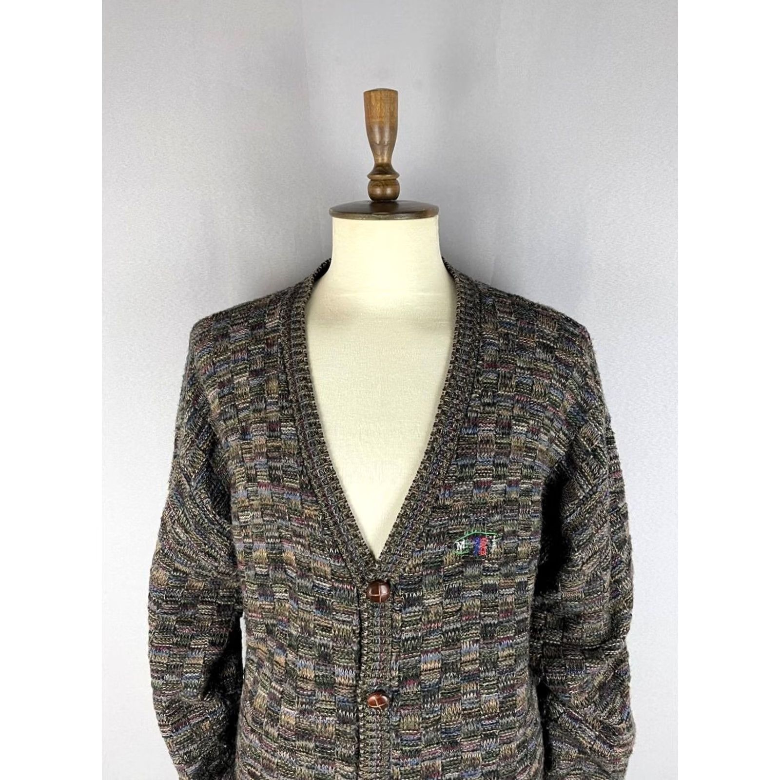 Missoni Missoni Sport Mens Cardigan Sweater Size 2XL Multicolor Wool Knit Long Sleeve V-Neck Cardigan Mens Shirt/ Sweater Size US XXL / EU 58 / 5 - 4 Thumbnail