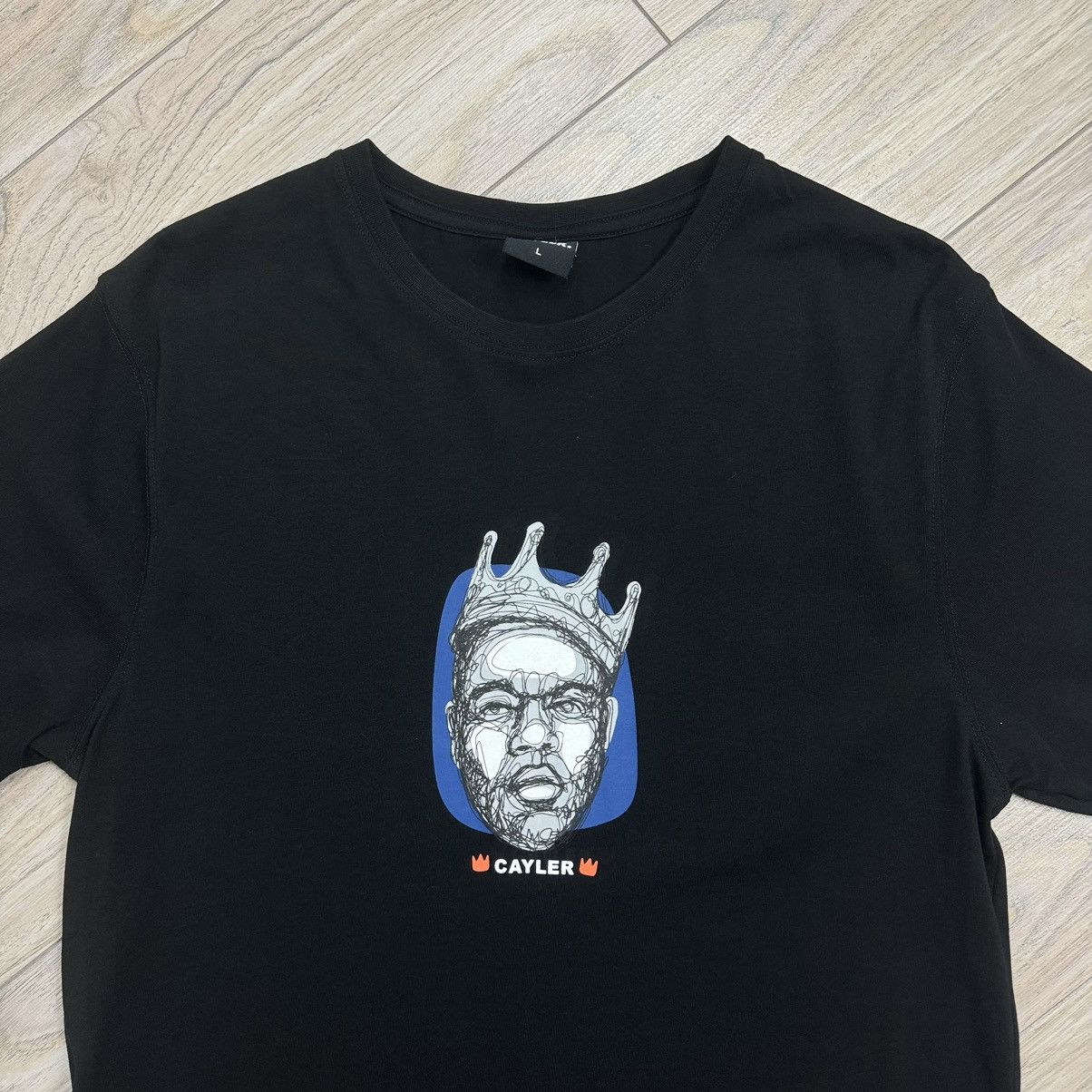 Cayler and Sons Biggie Smalls Notorious B.I.G. Portrait Rap Black Tee Size US L / EU 52-54 / 3 - 3 Thumbnail