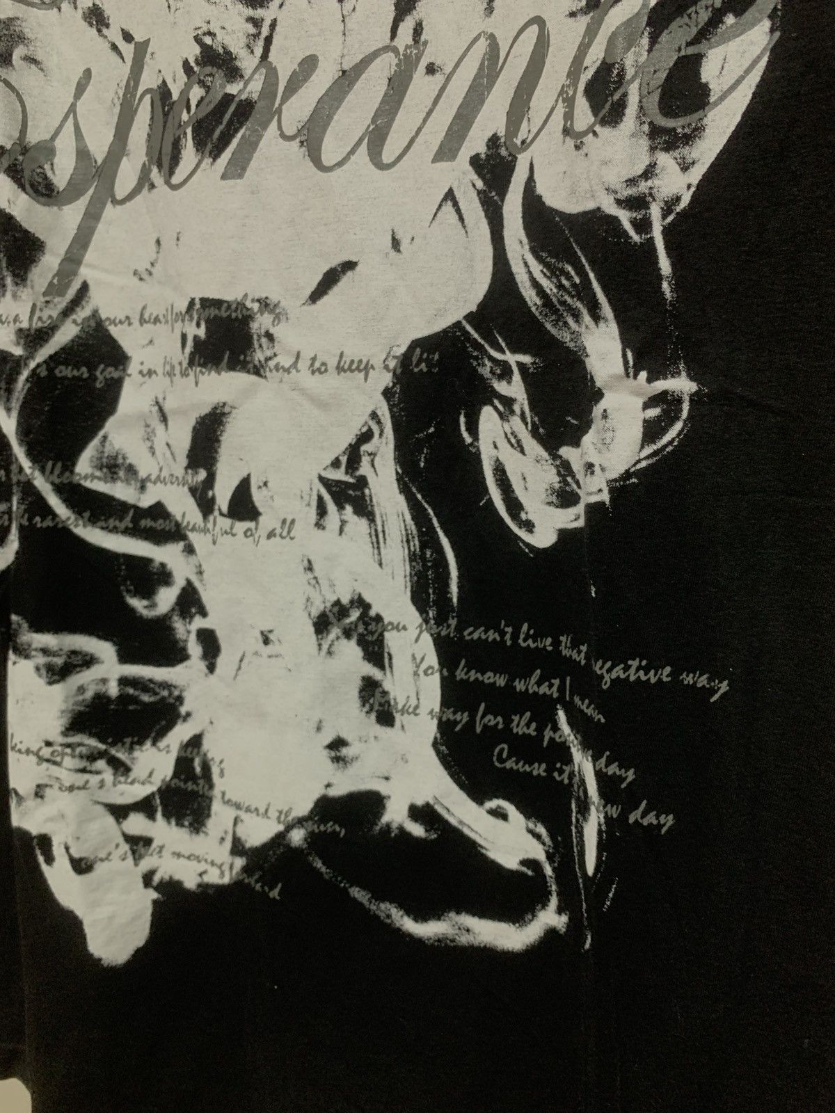 Hysteric Glamour × Undercover Japanese Esperance Smoke Poem Tee Ifsixwasnine Style Tee Size US L / EU 52-54 / 3 - 6 Thumbnail