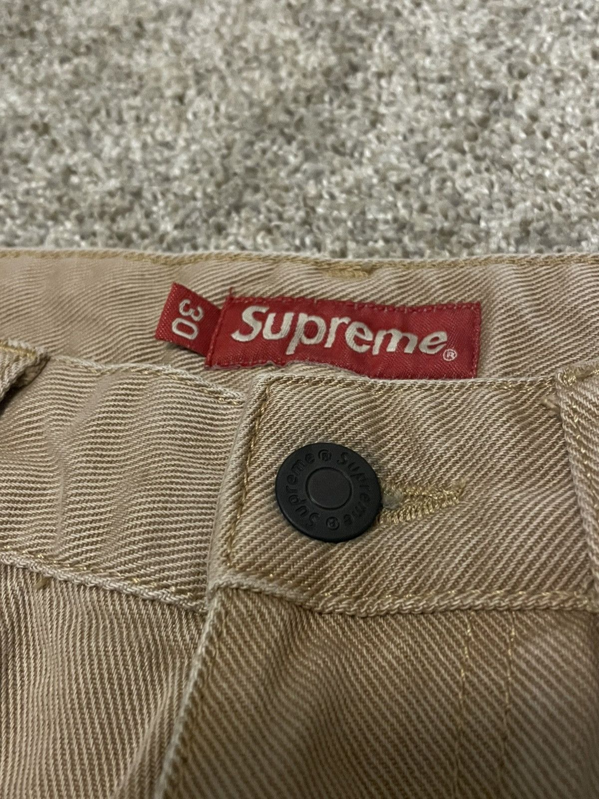 Supreme Supreme 2-tone paneled jean brown Size US 30 / EU 46 - 4 Thumbnail
