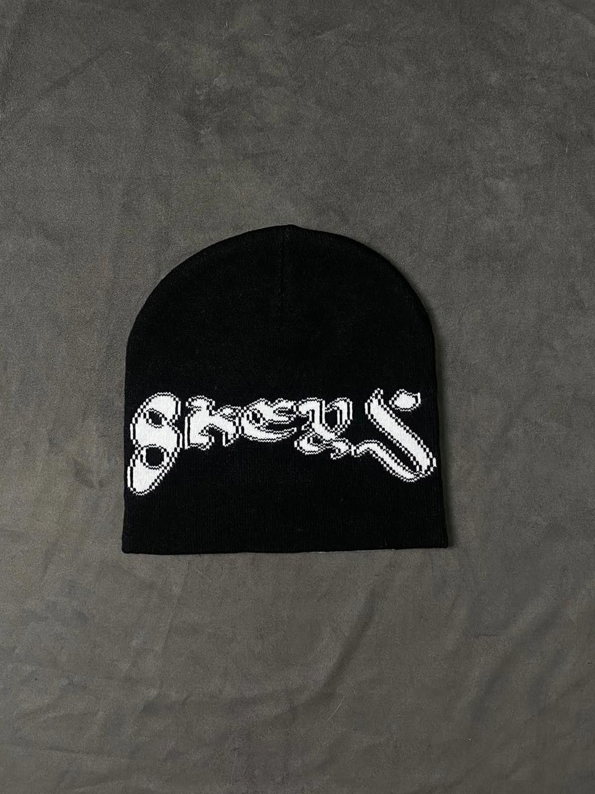 Japanese Brand District8ny 8keys Motorgang Skully No Cuff Knit Black Beanie Size ONE SIZE - 5 Thumbnail