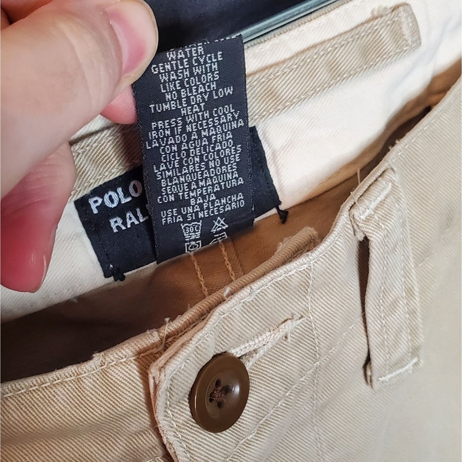 Polo Ralph Lauren Polo Jeans Co Ralph Lauren Tan Jeans 34x32 Size US 34 / EU 50 - 11 Thumbnail