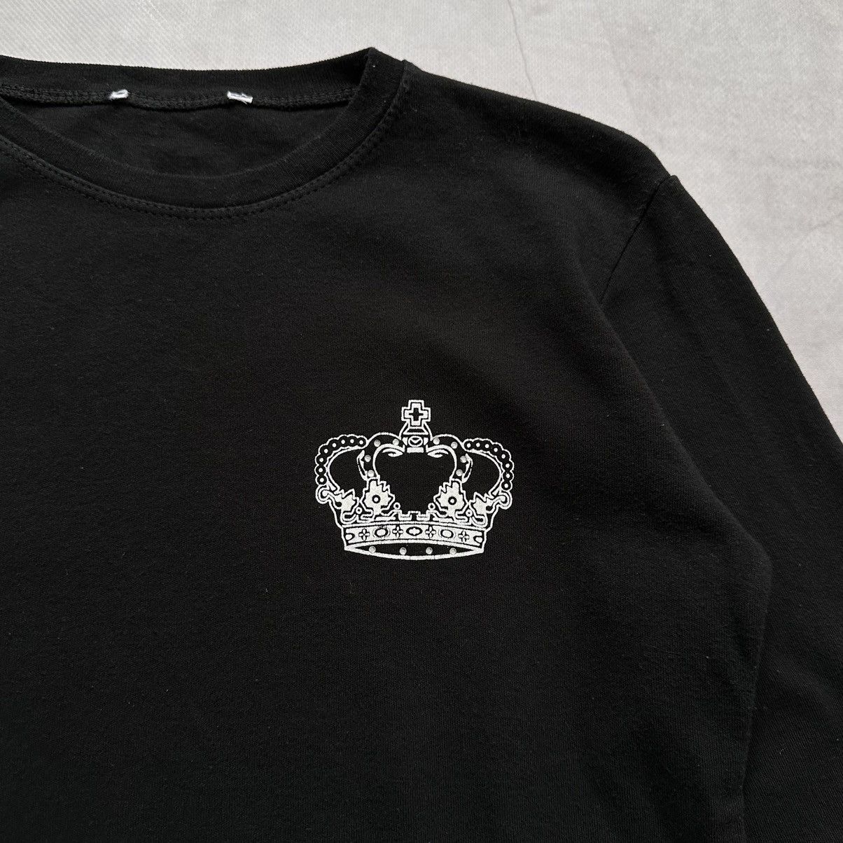 20471120 × Hysteric Glamour × If Six Was Nine 00s Crown Hysteric Glamour Style Punk Long Sleeve T Shirt Size M / US 6-8 / IT 42-44 - 6 Thumbnail