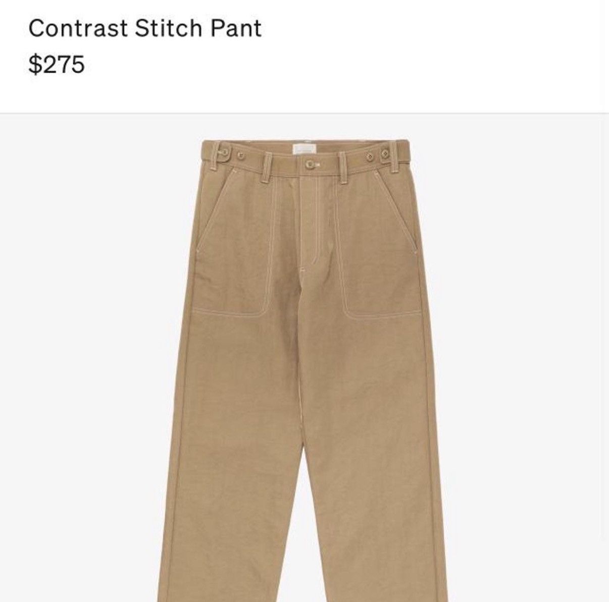 Aime Leon Dore Aime Leon Dore Contrast Stitch Pants Size US 32 / EU 48 - 1 Thumbnail