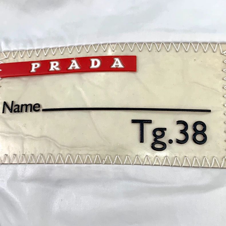 Prada Prada Size 38 Black triangle belt zipper down jacket size 3 Size US XXS / EU 40 - 7 Thumbnail