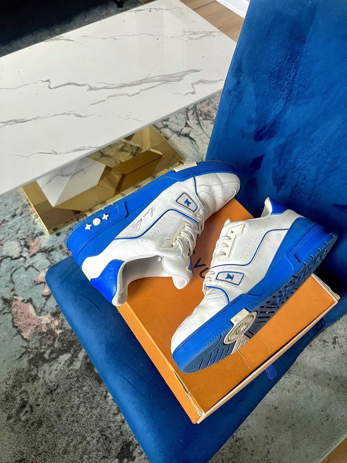 Louis Vuitton louis vuitton trainer sneaker Size US 8.5 / EU 41-42 - 3 Thumbnail