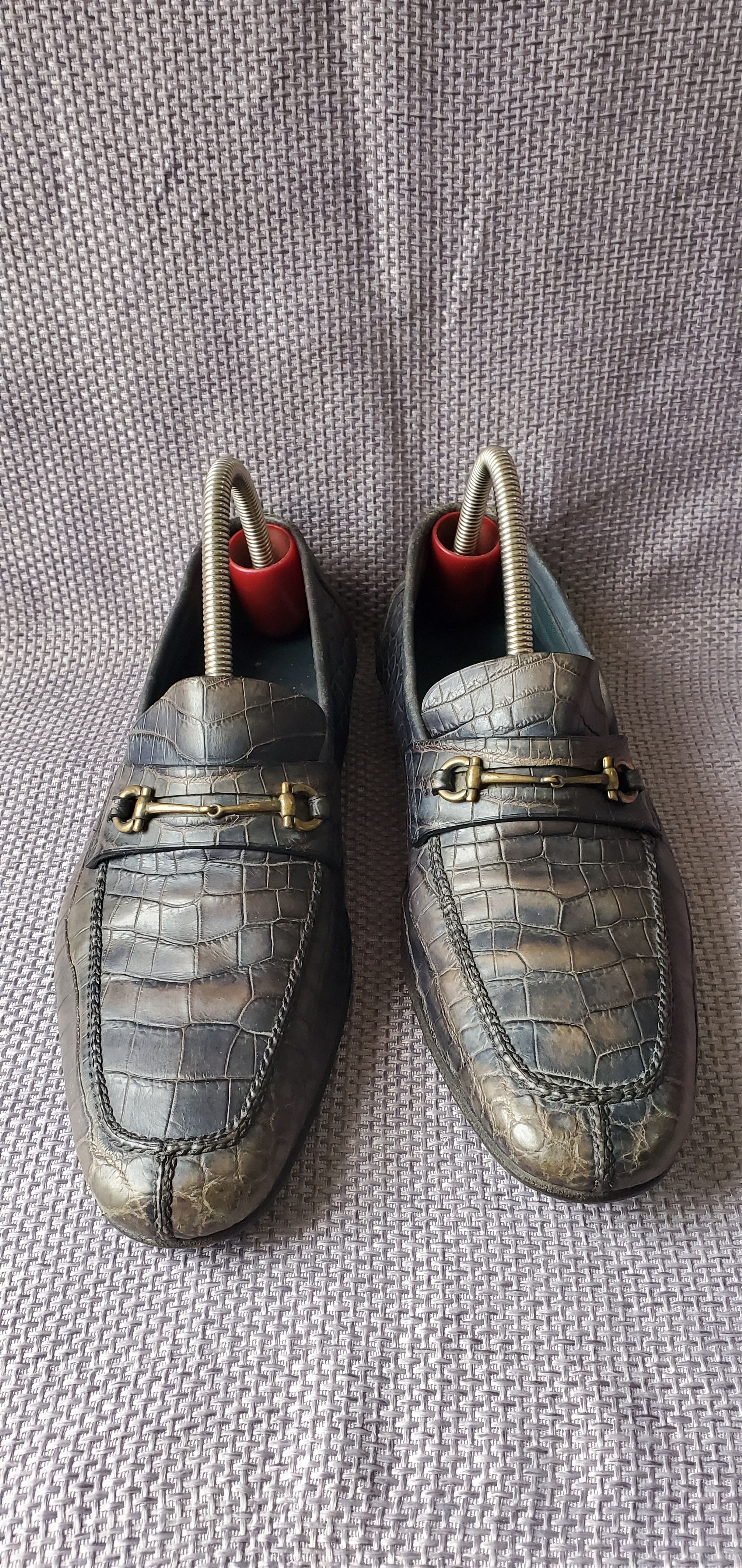 Other Vintage Crocodile Leather Loafers Size US 7.5 / EU 40-41 - 2 Thumbnail