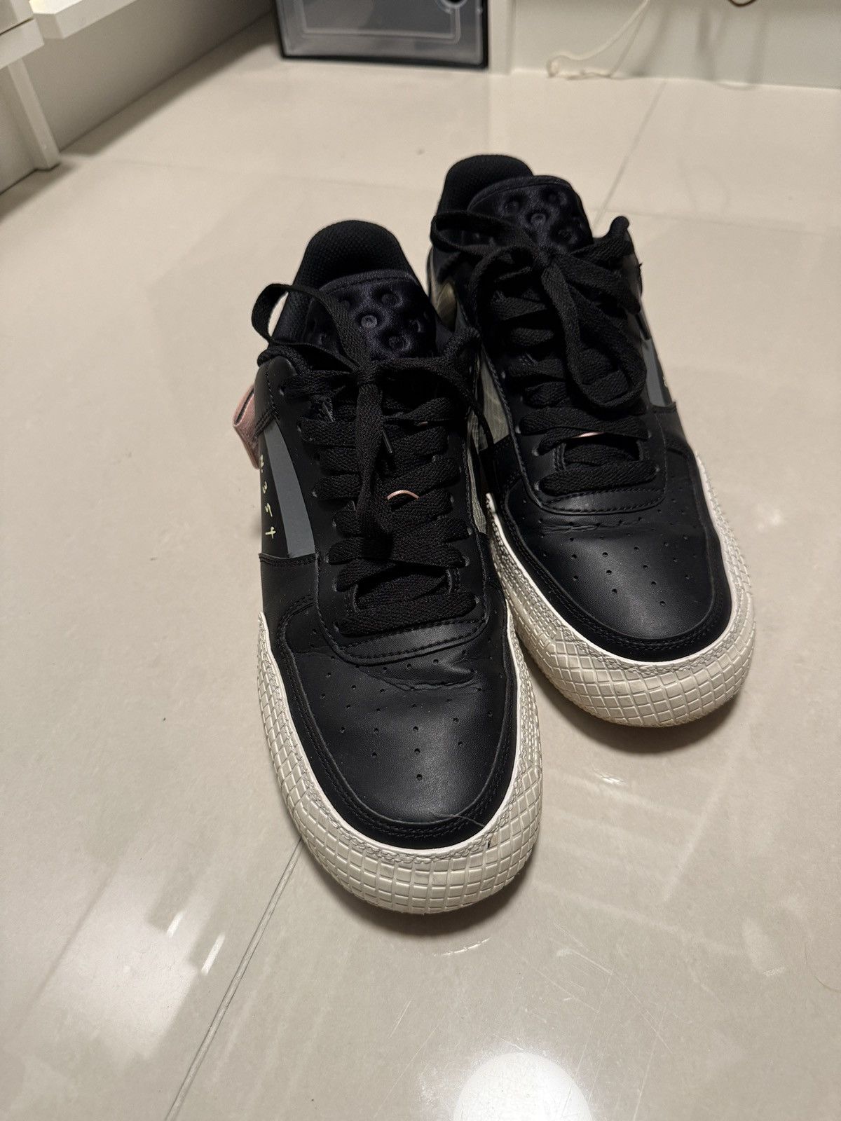 Nike Nike Air Force 1 Experimental N.354 (Black/Pink Foam). Size US 9 / EU 42 - 2 Thumbnail