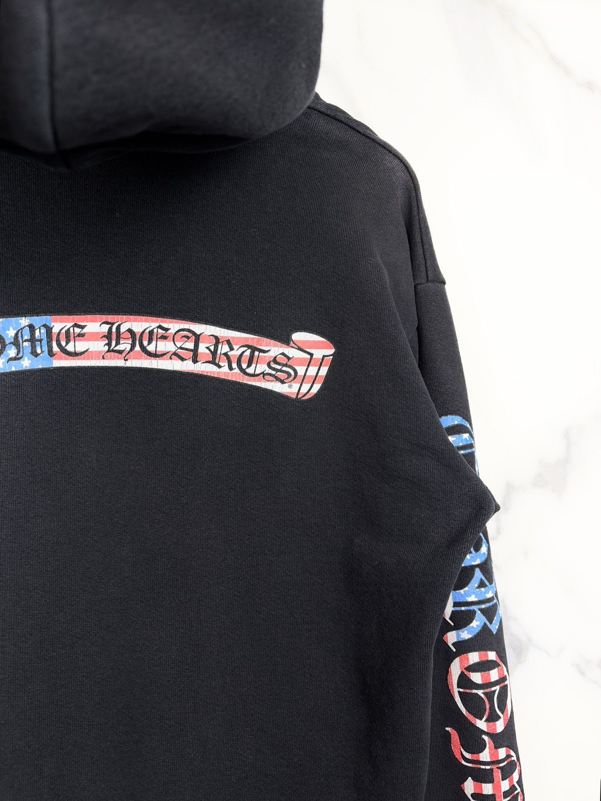 Chrome Hearts Chrome Hearts Thrashed Matty Boy USA Flag Scroll Hoodie Size US M / EU 48-50 / 2 - 6 Thumbnail