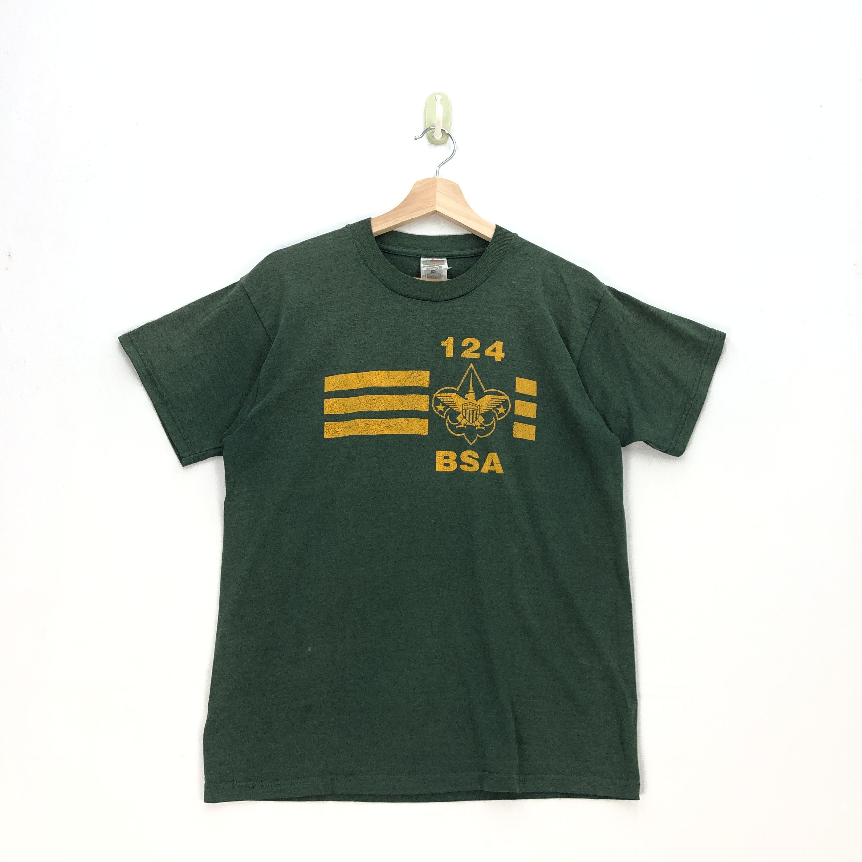 Vintage Vintage 90s Boy Scout American 124 T-shirt BSA 124 Crewneck Size US M / EU 48-50 / 2 - 1 Thumbnail