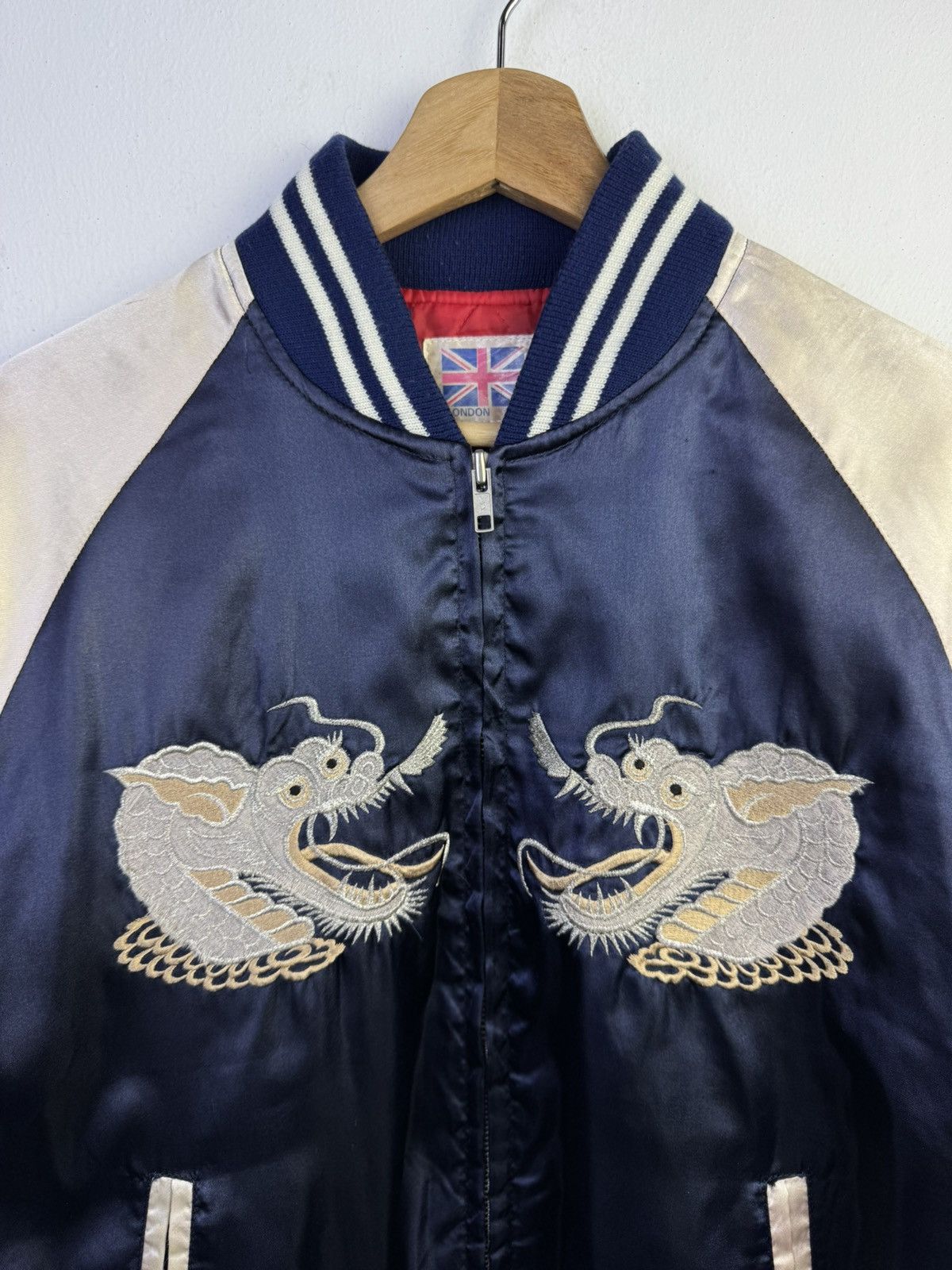 Japanese Brand Vintage Sukajan souvenir jacket Yokosuka jacket Size US L / EU 52-54 / 3 - 3 Thumbnail