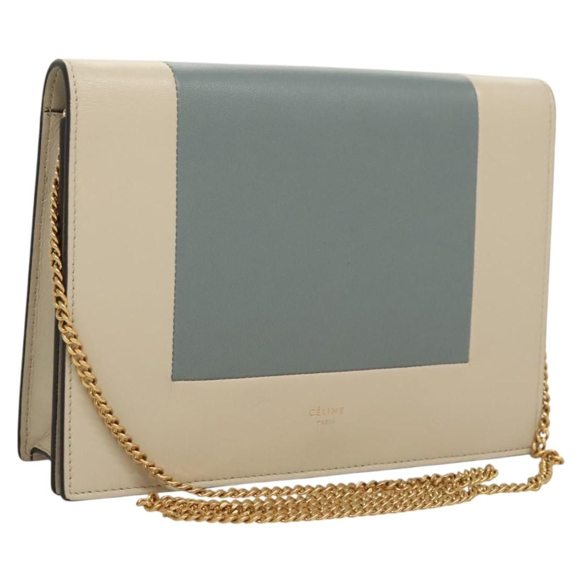 Celine Celine Chain Shoulder Bag Leather Size ONE SIZE - 1 Thumbnail
