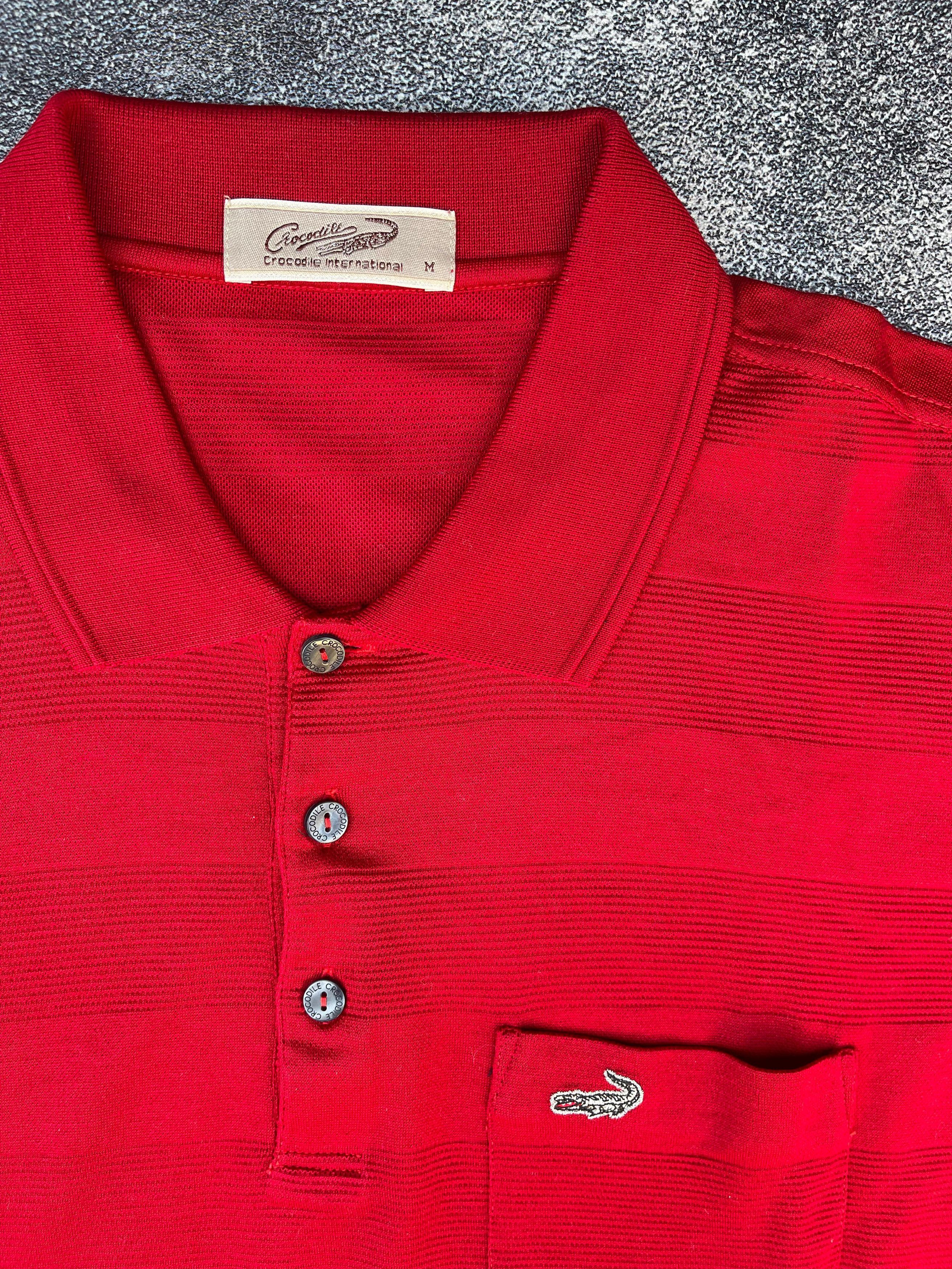 Lacoste × Polo Ralph Lauren × U.S. Polo Assn. Polo Shirt "Crocodile" Red Size L Size US L / EU 52-54 / 3 - 2 Thumbnail