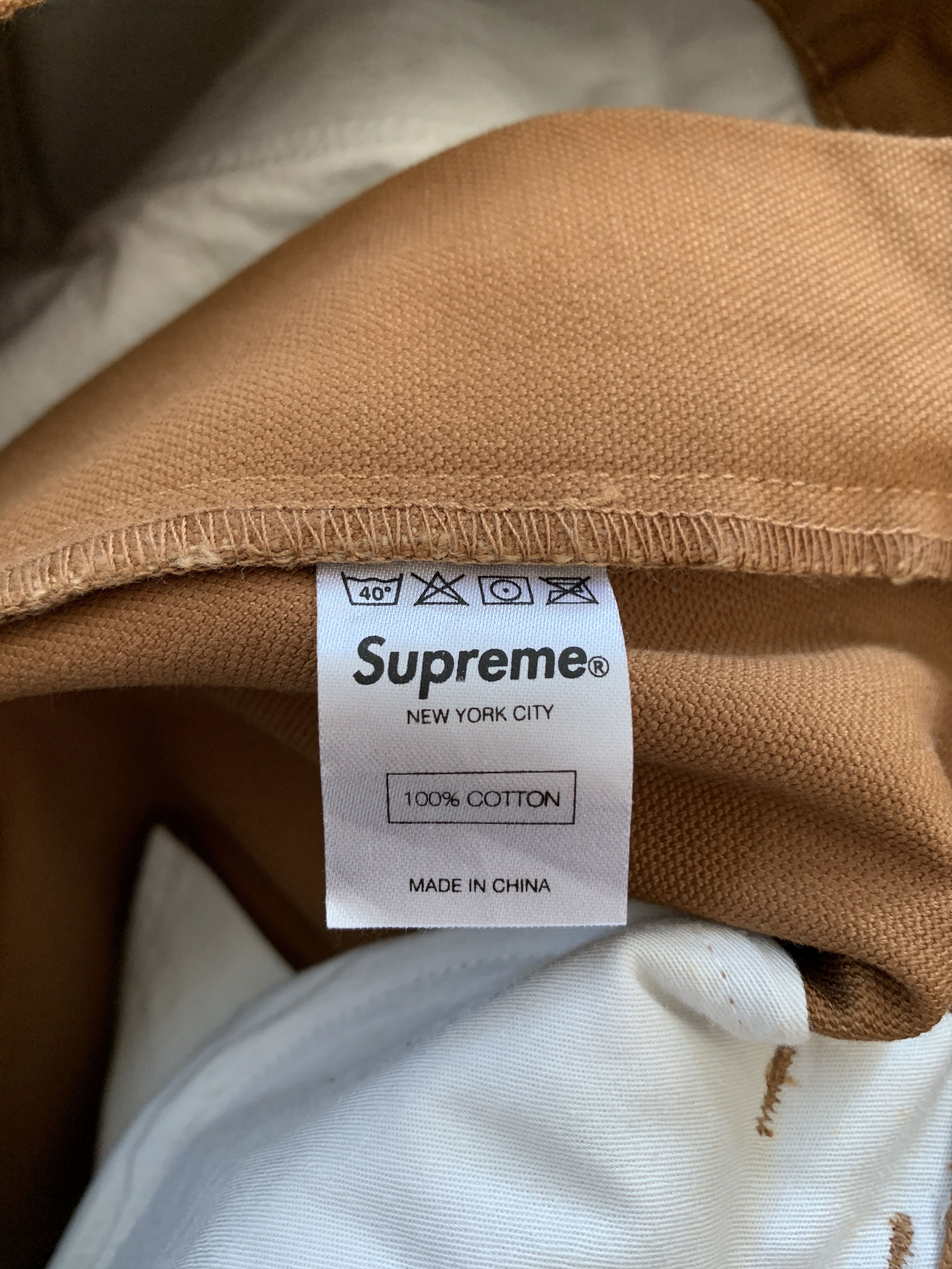 Supreme Supreme Brown Work Pants Size US 32 / EU 48 - 6 Thumbnail