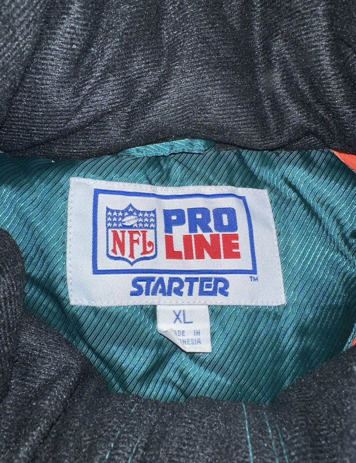 NFL × Starter × Vintage Vintage Starter Miami Dolphins Jacket Size XL Size US XL / EU 56 / 4 - 4 Thumbnail