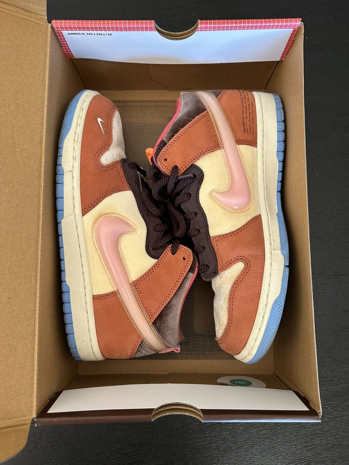 Nike × Social Status Nike x Social Status Dunk Mid “Chocolate Milk” — US M8.5 Size US 8.5 / EU 41-42 - 11 Thumbnail