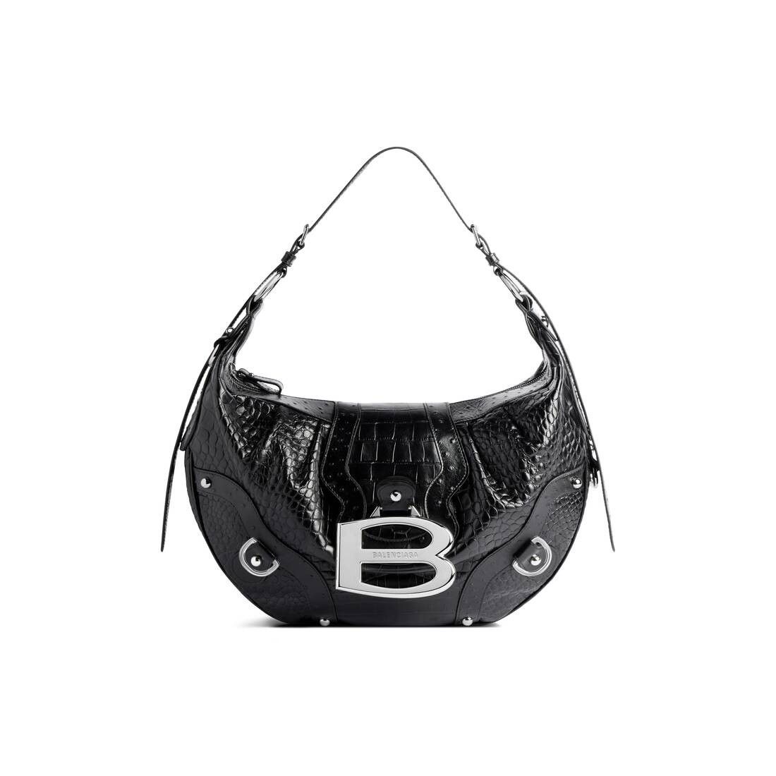 Balenciaga o1la1rc1a1025 Size: OS / Essex Hobo Bag in Black Size ONE SIZE - 3 Thumbnail