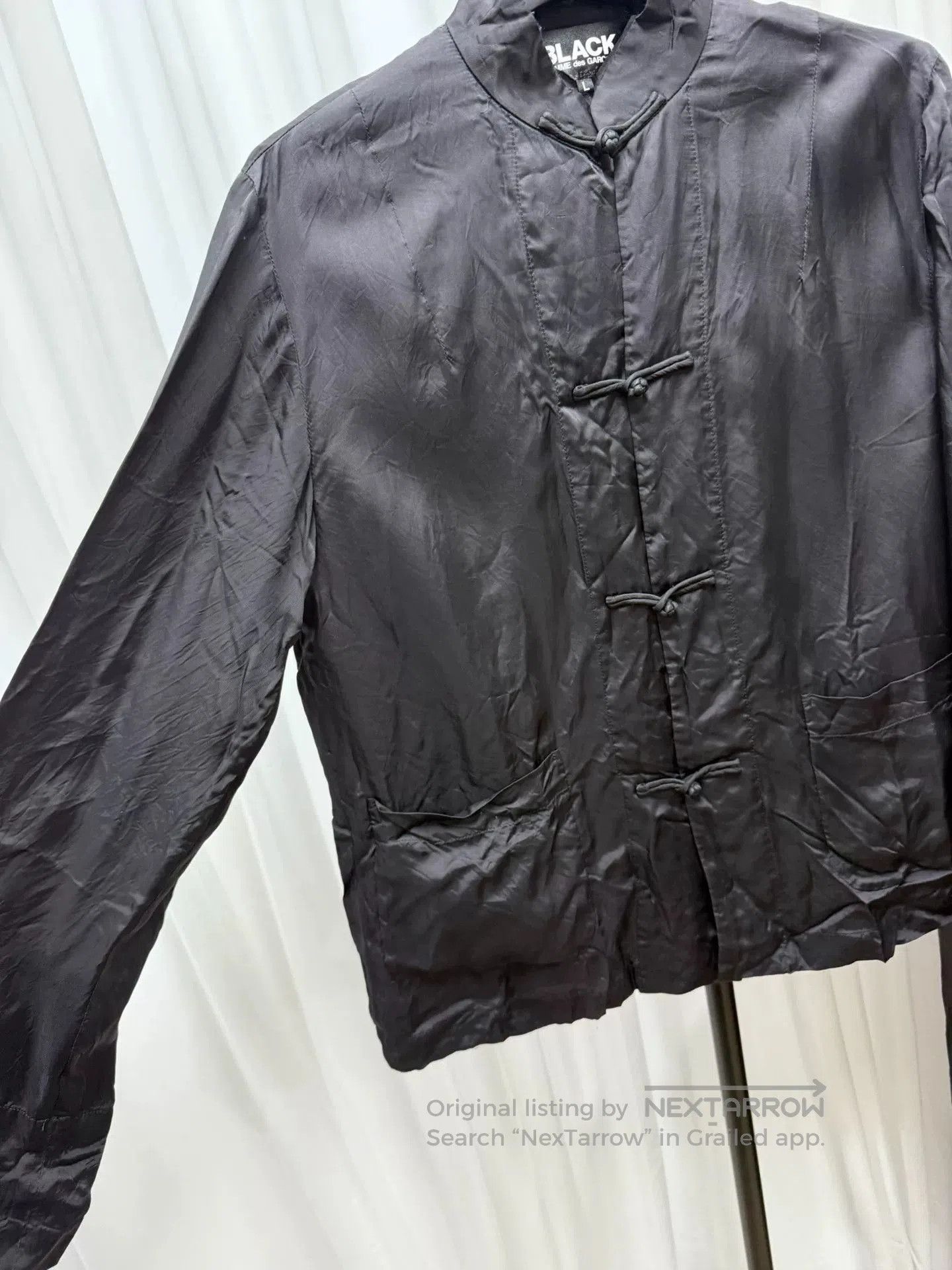 Comme des Garcons Black comme des garcons black silk embroidered jacket. Size US L / EU 52-54 / 3 - 5 Thumbnail