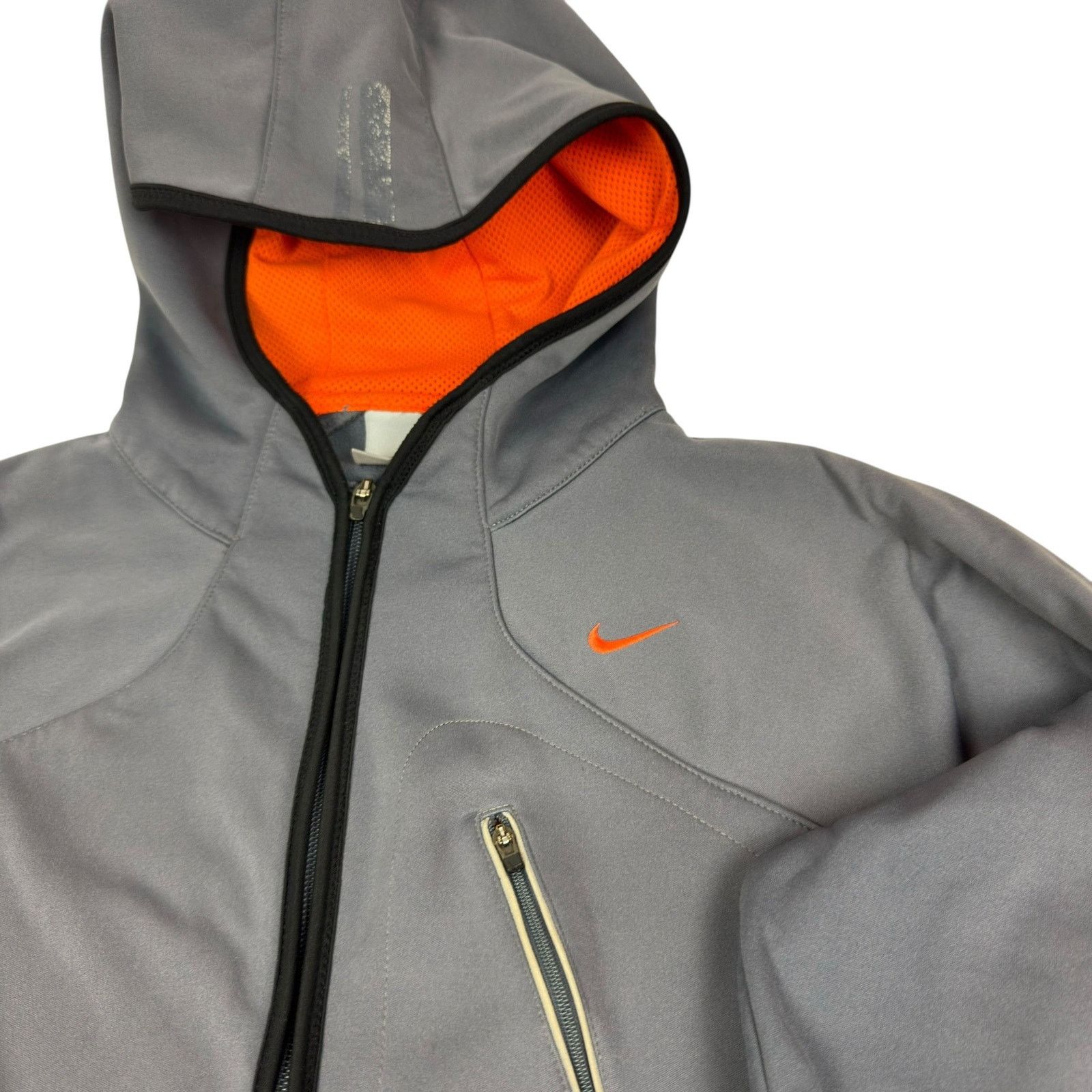 Japanese Brand × Nike Nike Mens Charcoal Gray Long Sleeve Full Zip Hoodie Medium Size US M / EU 48-50 / 2 - 5 Thumbnail