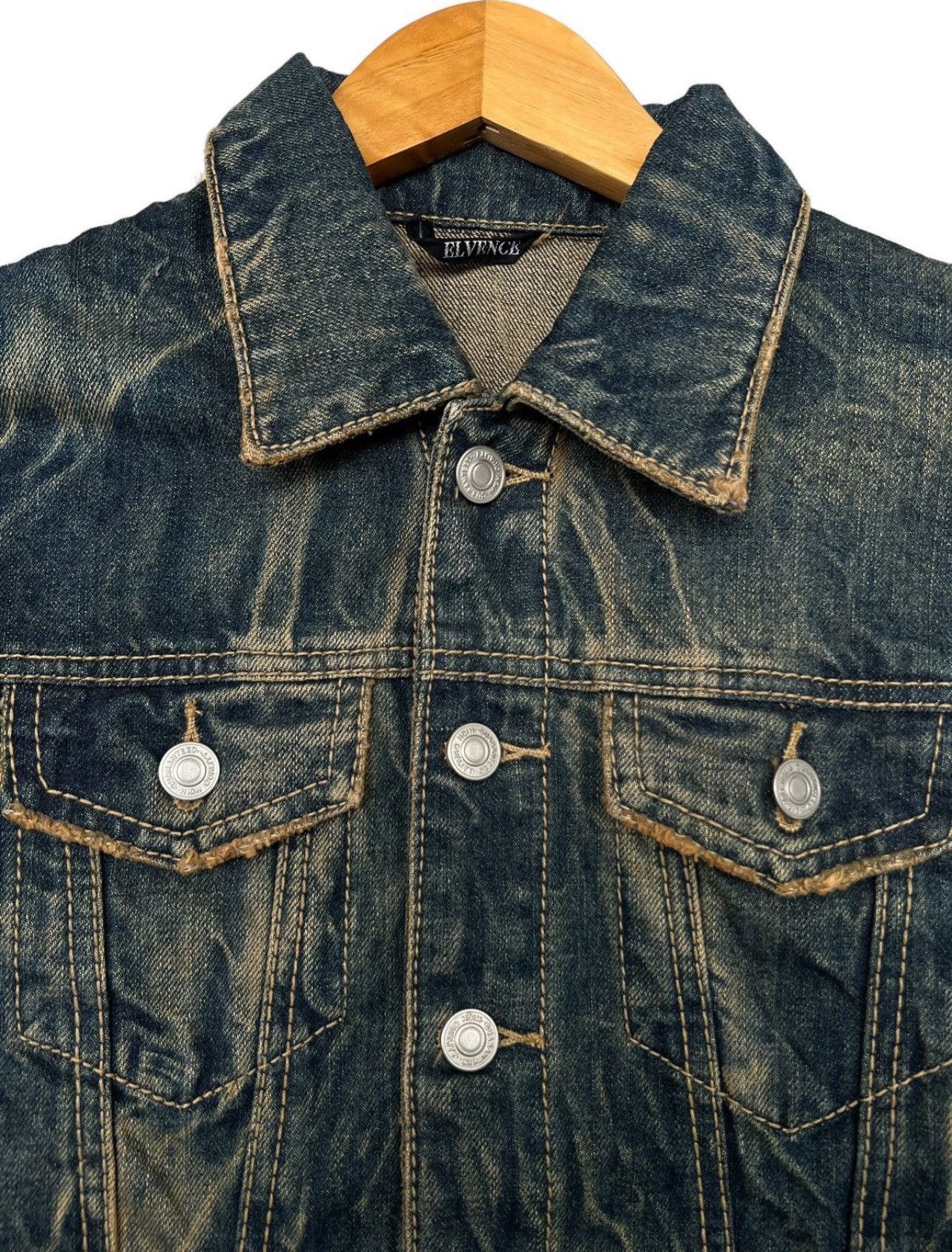 Hysteric Glamour Elvence Japanese Brand Mudwash Denim Jacket Size S / US 4 / IT 40 - 7 Thumbnail