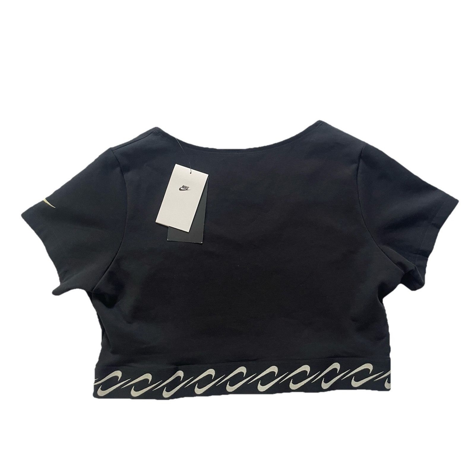 Nike Nike Women’s All Over Band Cropped Tight Fit Short T-Shirt Size XL / US 12-14 / IT 48-50 - 3 Thumbnail