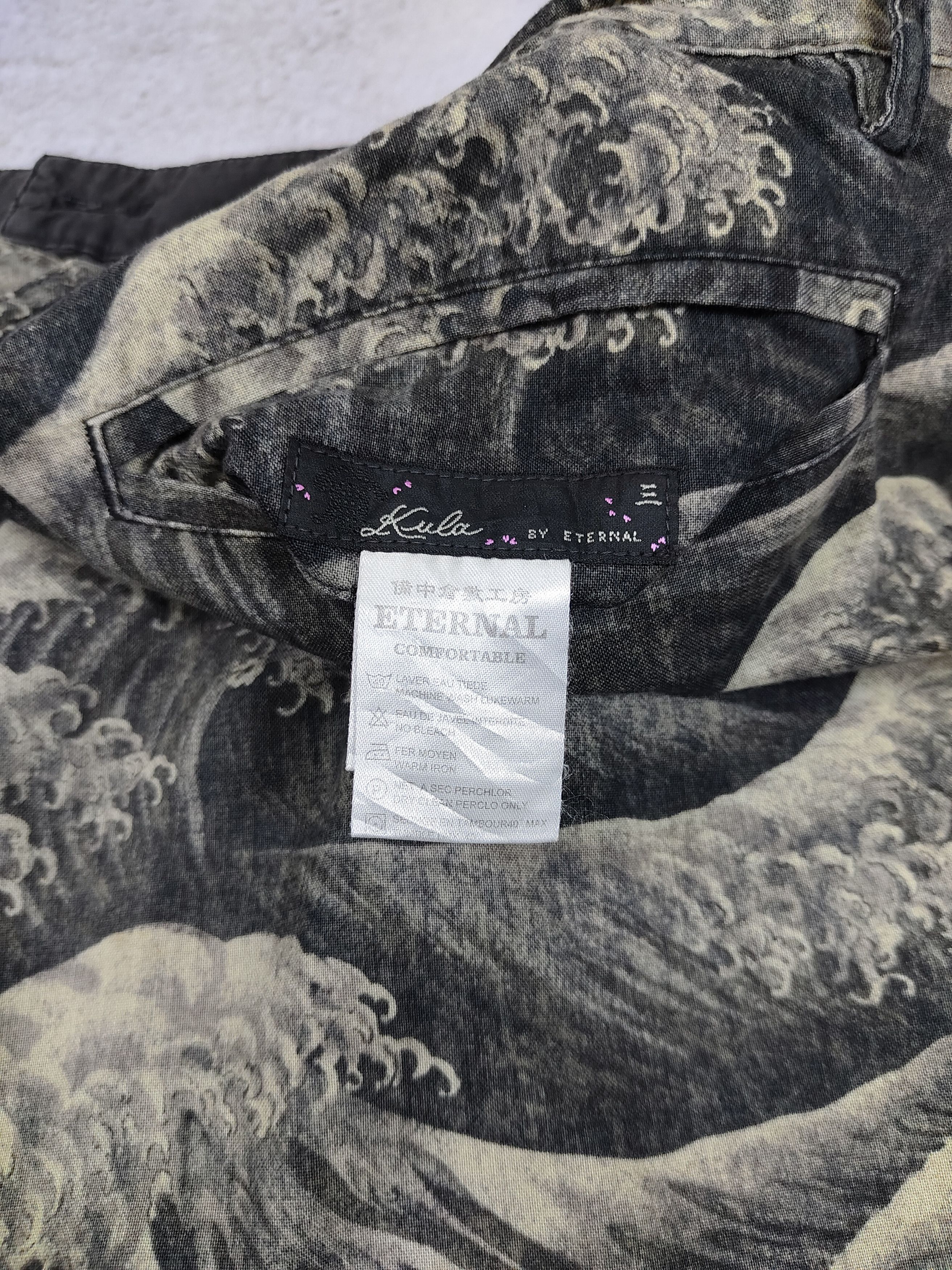 Eternal 🇯🇵 Eternal "The Great Waves off Kanagawa" Reversibel Pants Size US 34 / EU 50 - 14 Thumbnail
