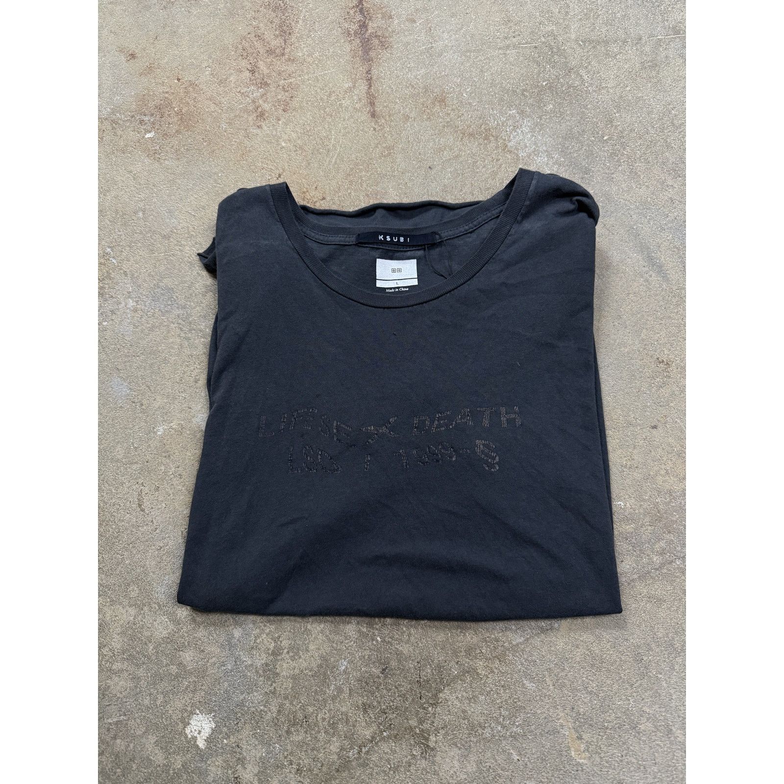 Ksubi Ksubi Tee Black LSD Used Large Size US L / EU 52-54 / 3 - 1 Thumbnail