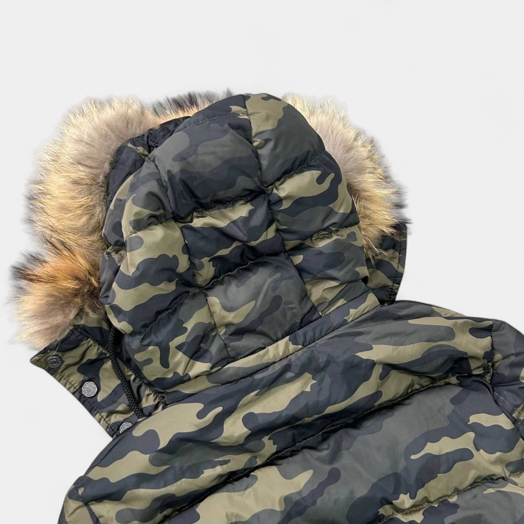 Dsquared2 Dsquared2 Camo Fur Down Jacket Size US M / EU 48-50 / 2 - 7 Thumbnail