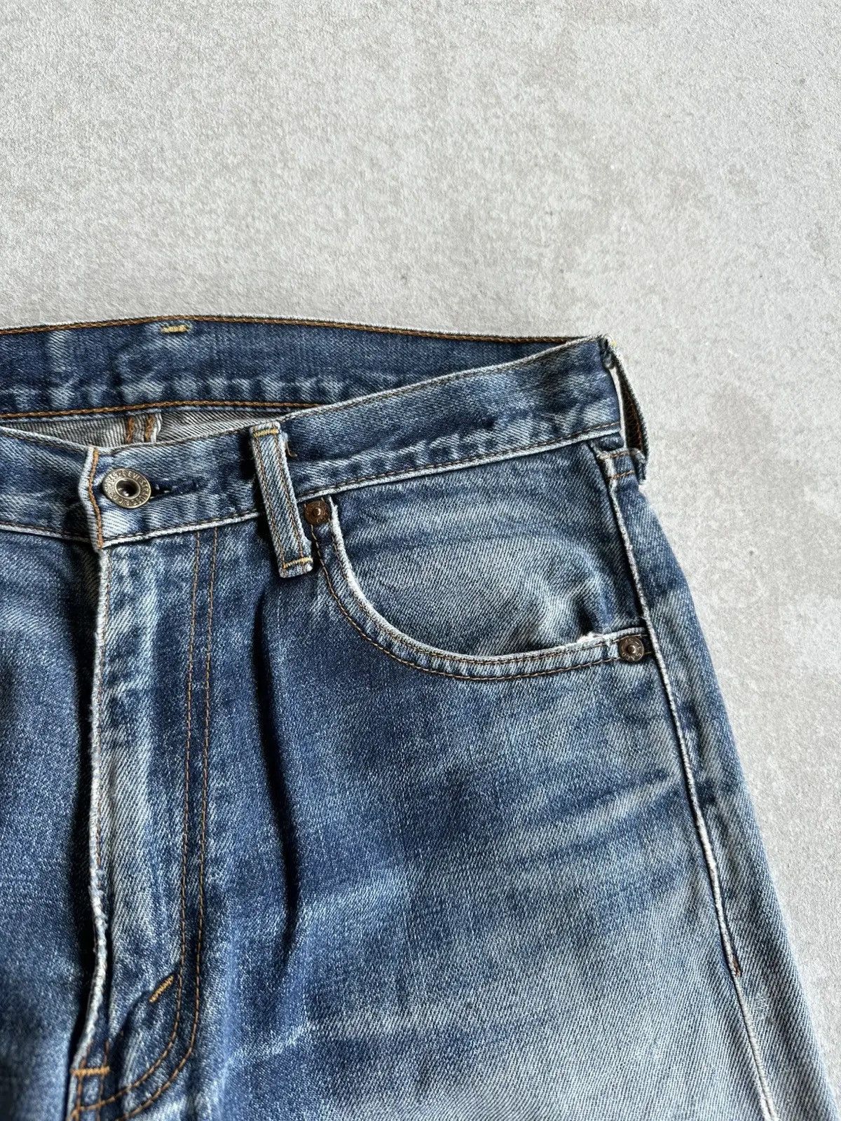 LVC CRAZY 🔥🔥 DISTRESSED DENIM 🧷 Vintage LEVI’S 503 Denim Pants Size US 29 - 4 Thumbnail