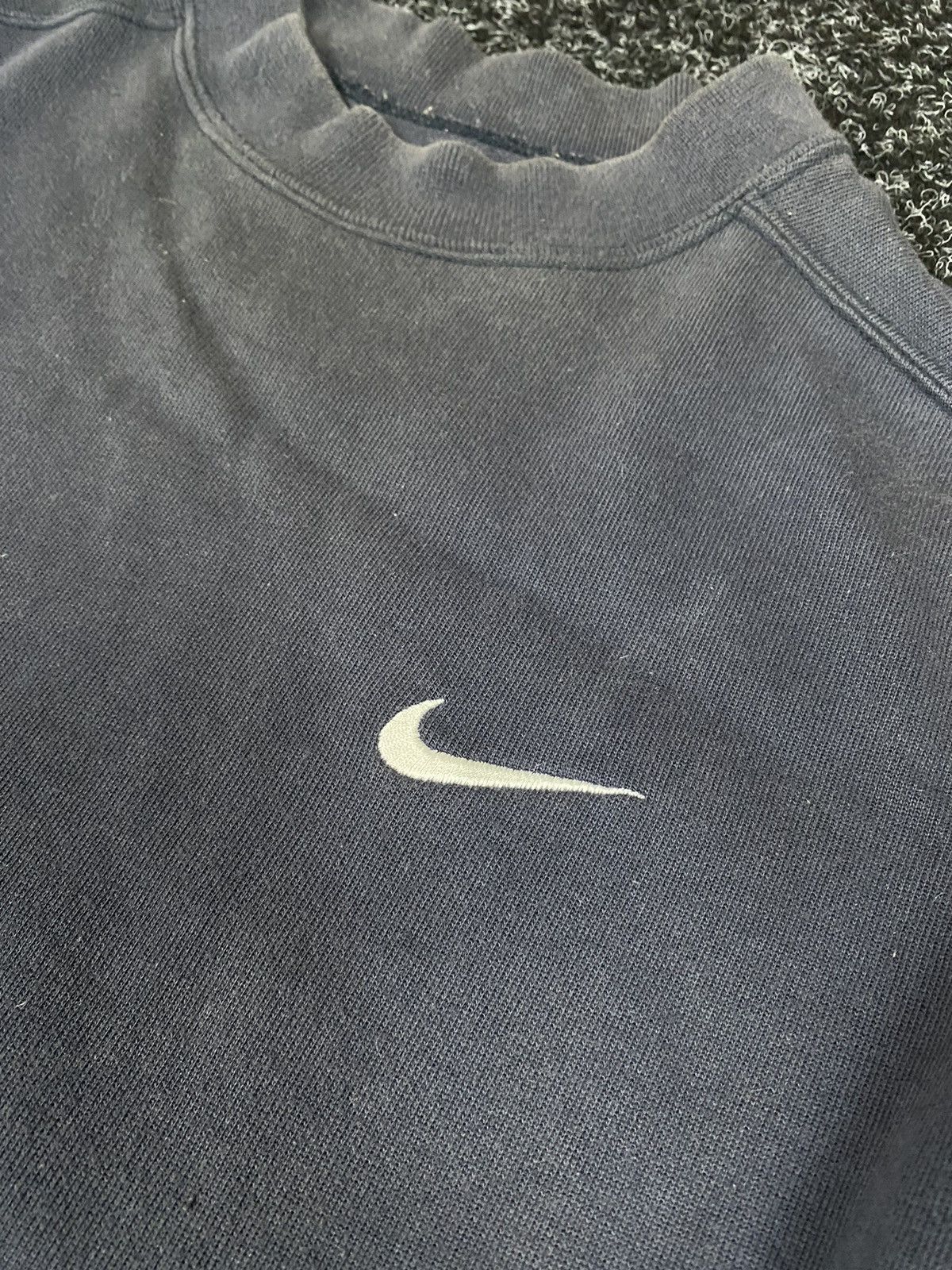 Vintage 🚨90s Faded Nike sweatshirt black/red tab rare Size US XL / EU 56 / 4 - 5 Thumbnail