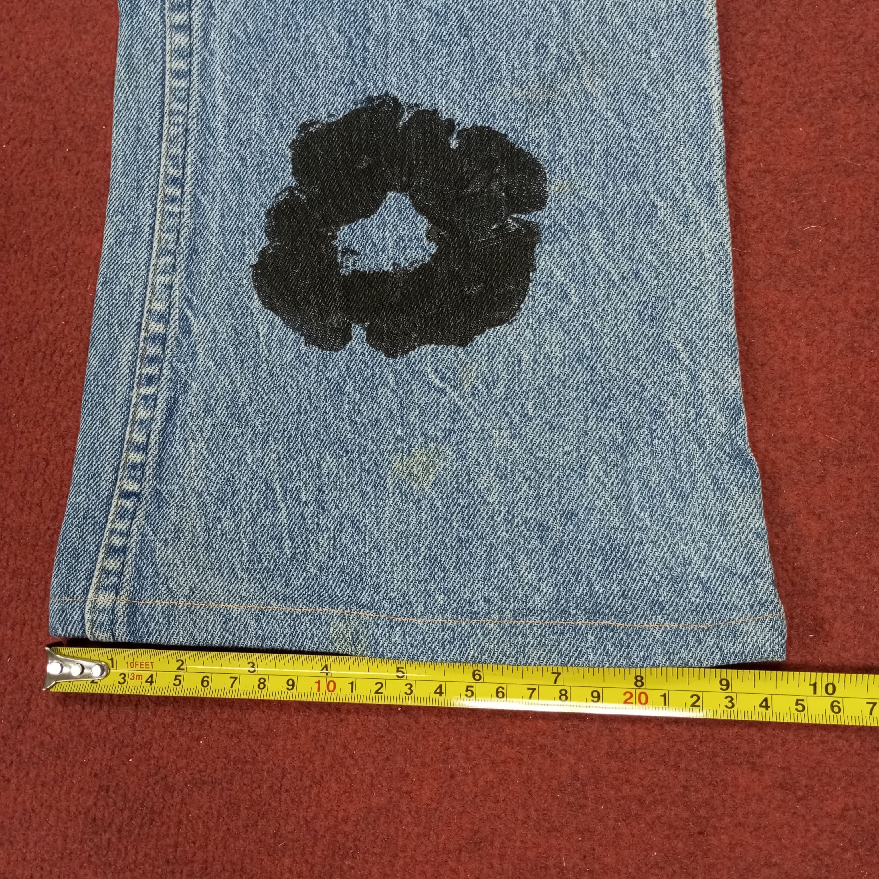 Levi's Levis Fashion Style Custom Flowers Design Jeans Size US 33 - 11 Thumbnail