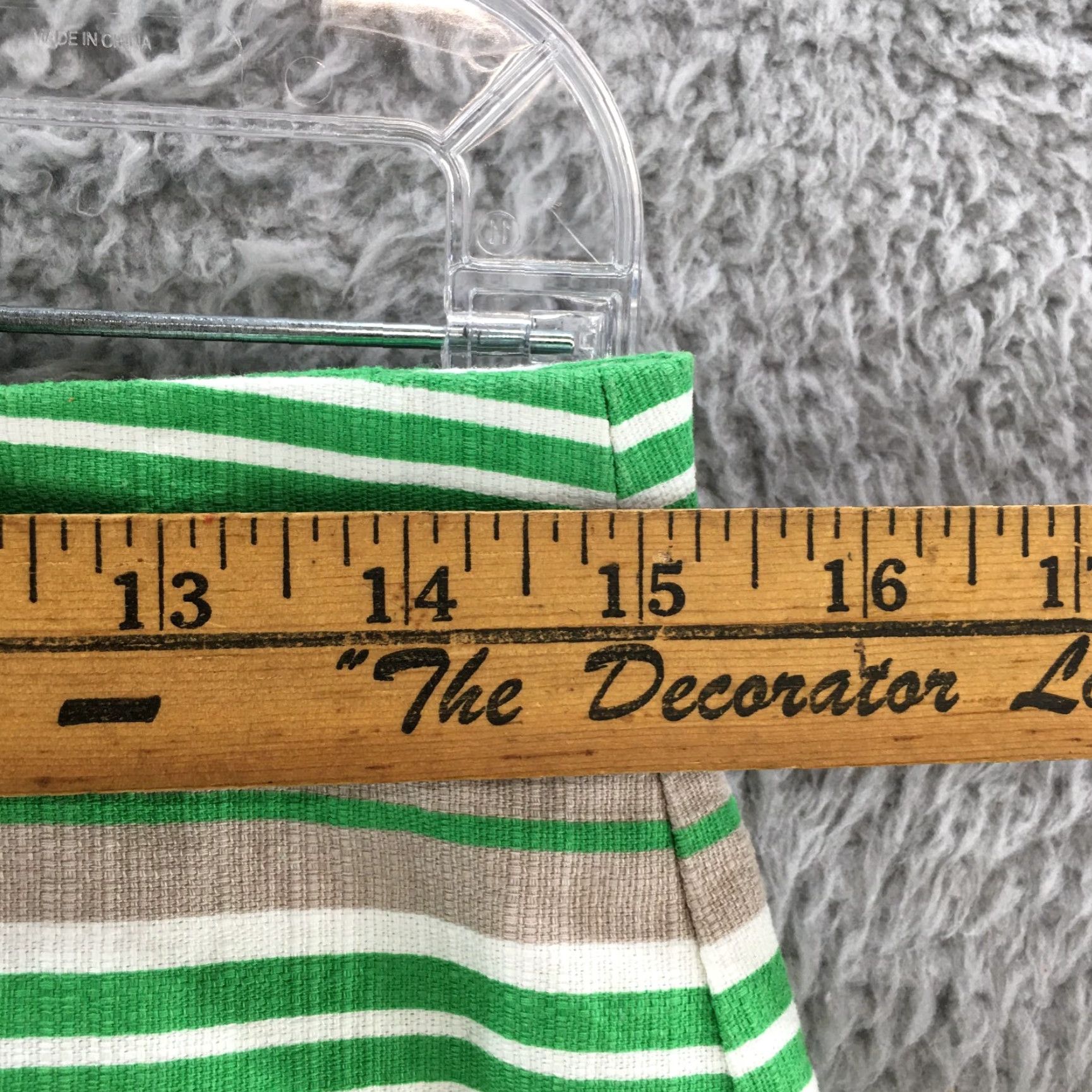 Banana Republic Banana Republic Skirt Womens 4 Multicolor Back Zip Slit Casual Knee Length Striped Straight & Pencil Womens Size 12 Size 34" / US 12 / IT 48 - 2 Thumbnail