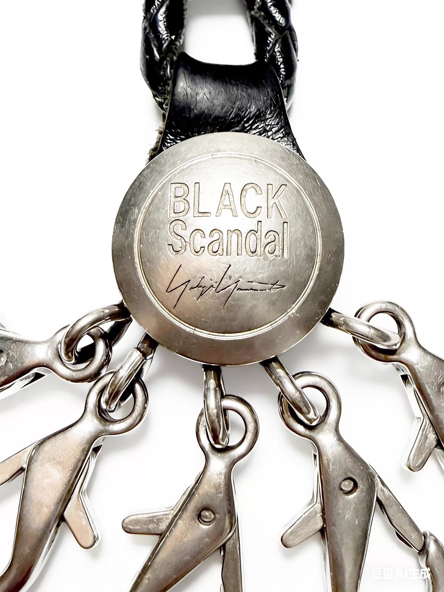 Yohji Yamamoto Yohji Yamamoto Black Scandal Claw Black Leather Keychain Size ONE SIZE - 4 Thumbnail