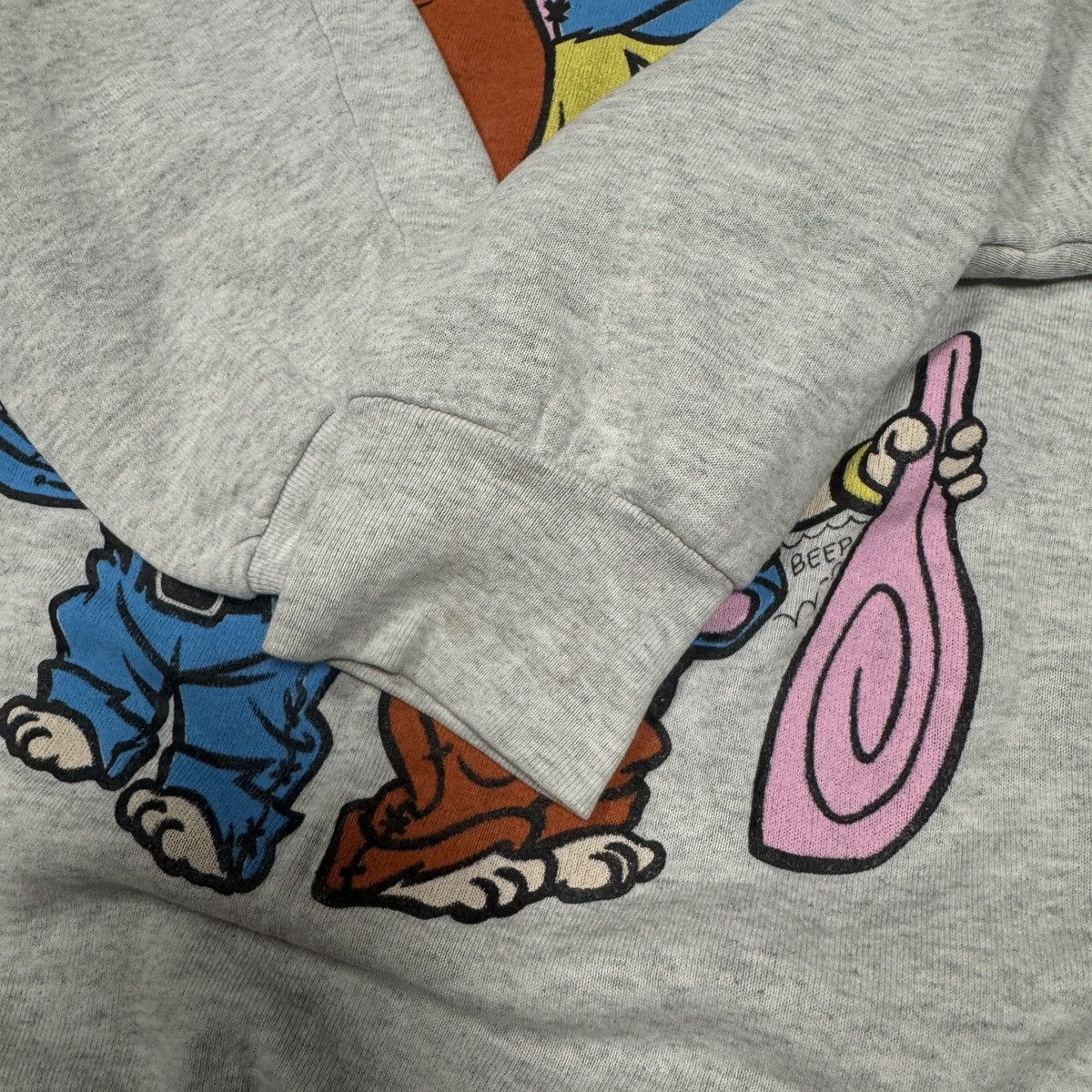 Vintage VINTAGE 90s FLINTSTONES BAM BAM PEBBLES CREWNECK SWEATSHIRT Size US M / EU 48-50 / 2 - 6 Thumbnail