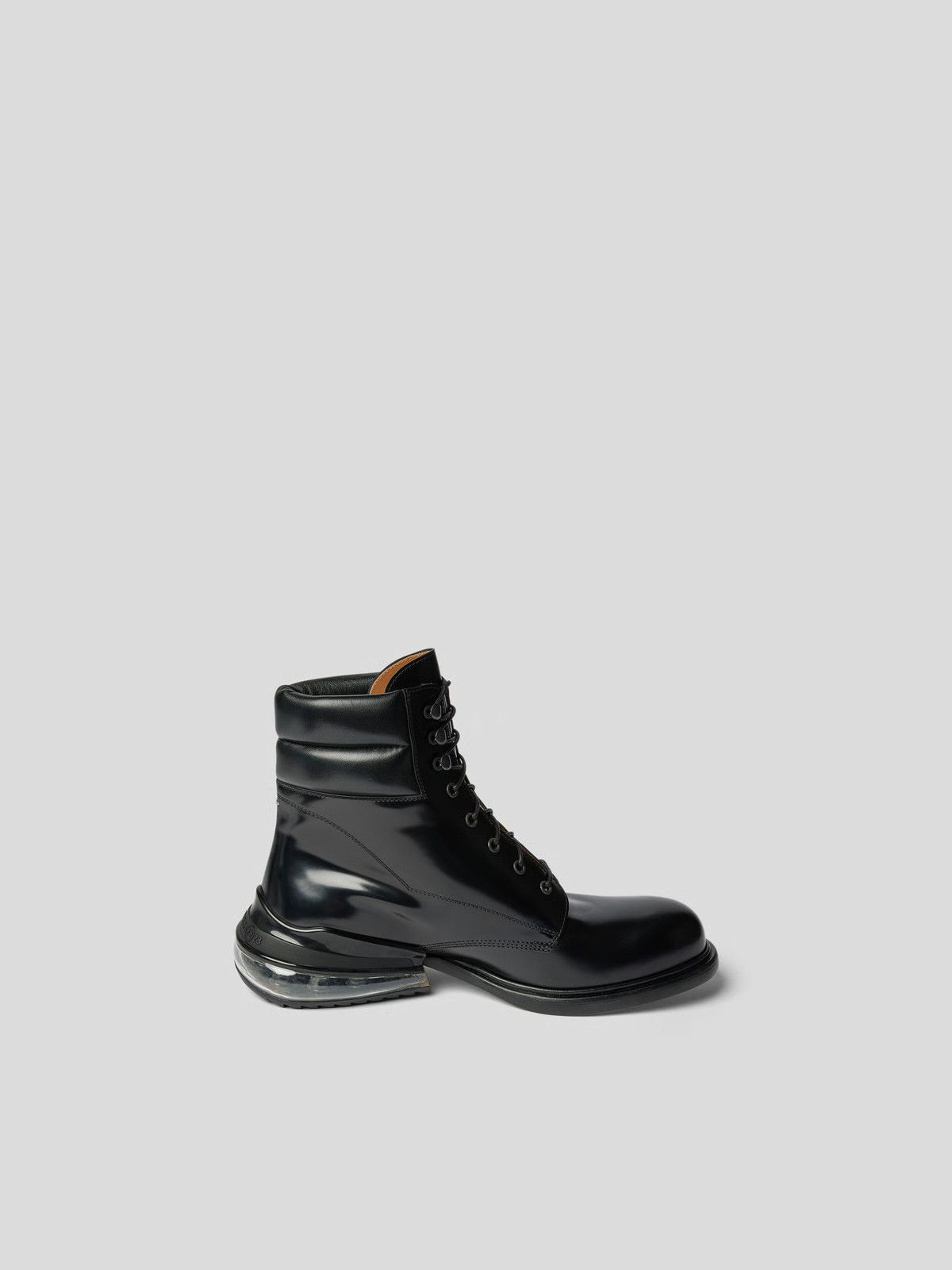 Maison Margiela o1y1124 Lace-Up Boots With Label Details In Black Size US 10 / EU 43 - 1 Thumbnail