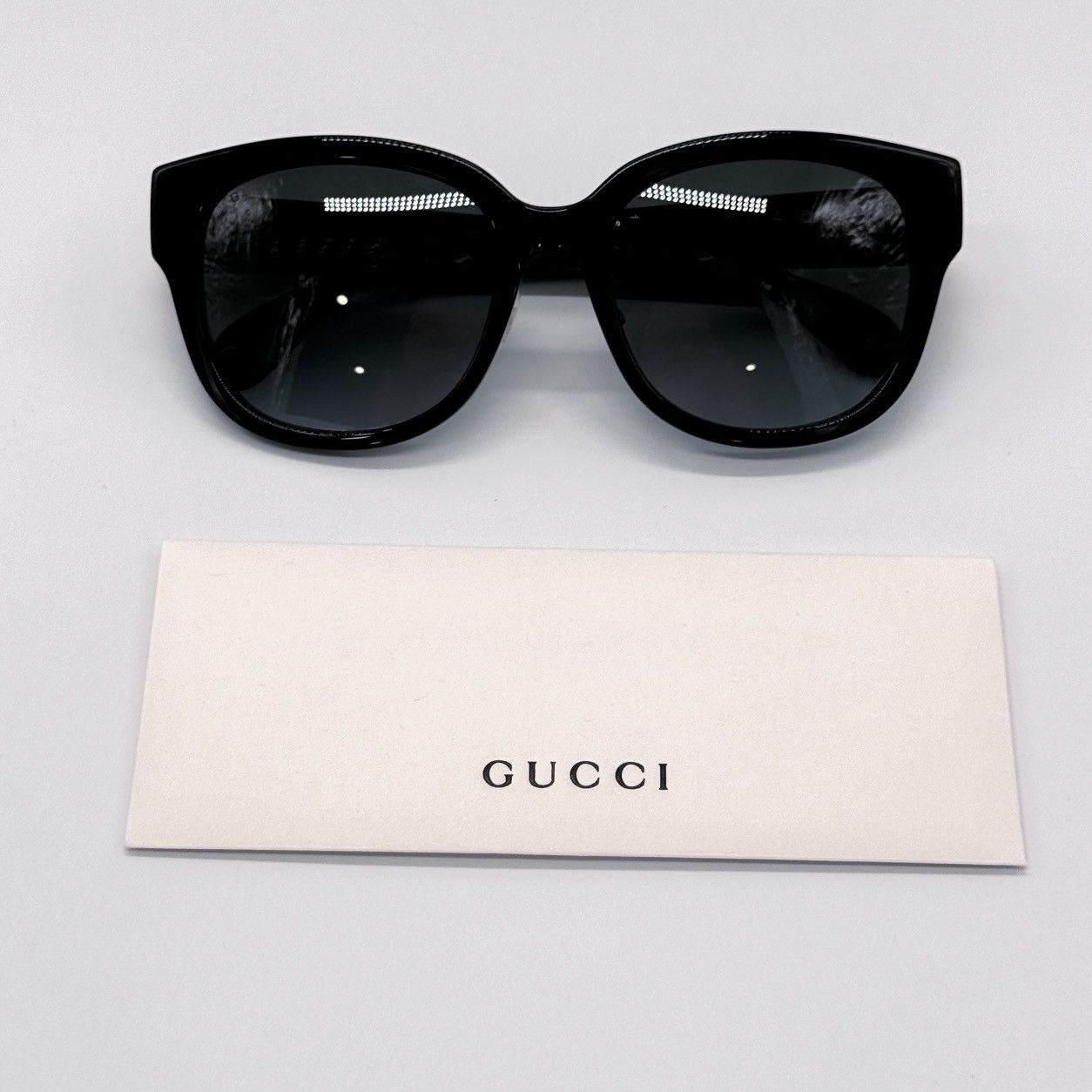 Gucci NEW GUCCI GG1409SK 001 ROUND BLACK GREY WOMEN SUNGLASSES Size ONE SIZE - 10 Thumbnail