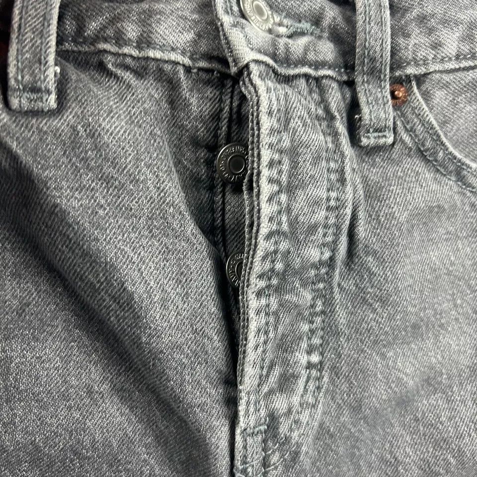 Old Navy Old Navy Jeans Womens 2 Gray Sky Hi Straight Cut Off Size 28" / US 6 / IT 42 - 5 Thumbnail