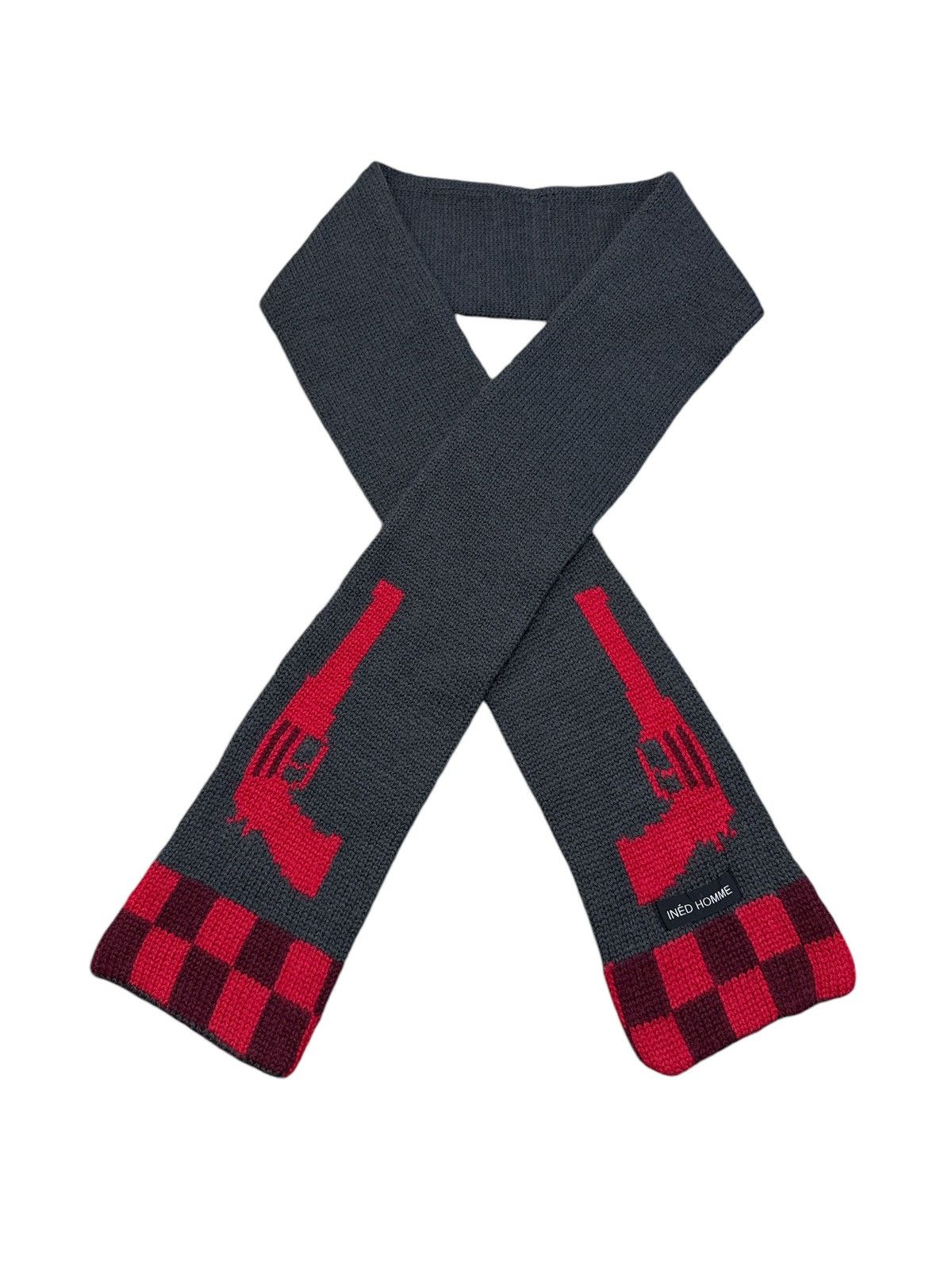 Yohji Yamamoto INED HOMME KNITTED SCARF Size ONE SIZE - 1 Thumbnail