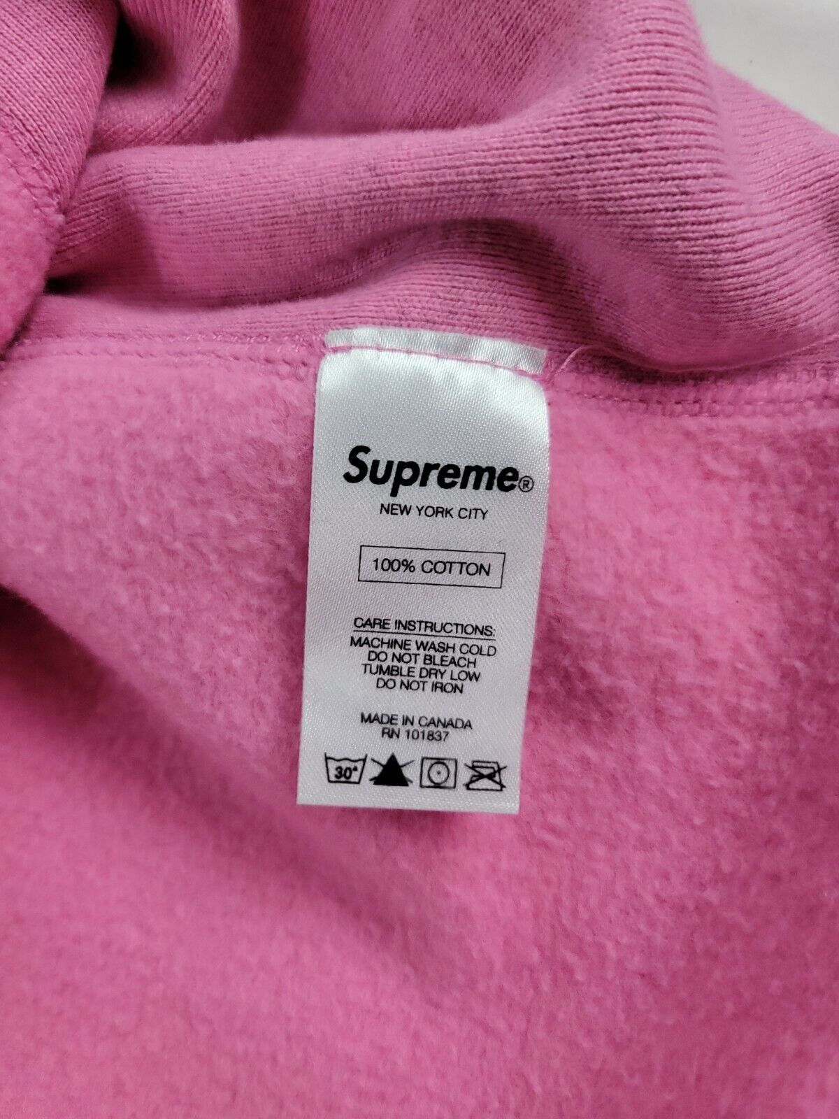 Supreme Pink Box Logo Crewneck F/W15 Size US L / EU 52-54 / 3 - 8 Thumbnail