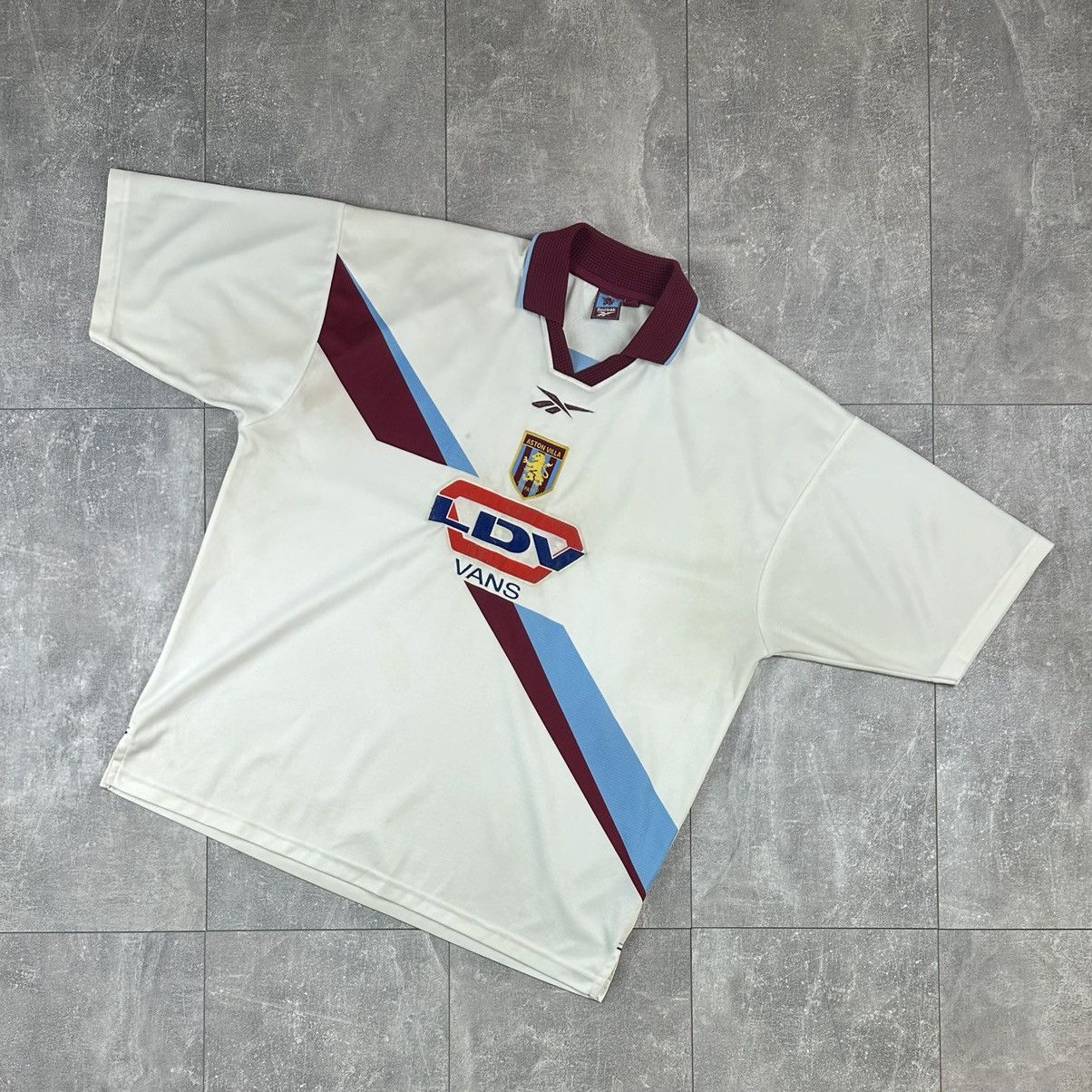 Reebok Reebok Aston Villa Away 1999/2000 Football Soccer Jersey Size US L / EU 52-54 / 3 - 3 Thumbnail