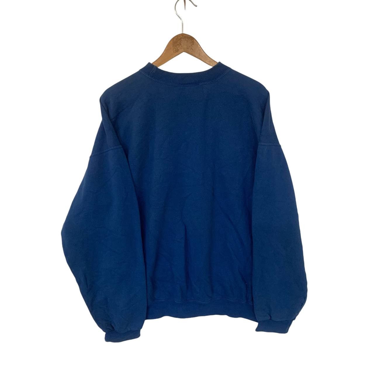 DKNY × Vintage Vintage 90s DKNY sweatshirt streetwear blue large Size US L / EU 52-54 / 3 - 3 Thumbnail