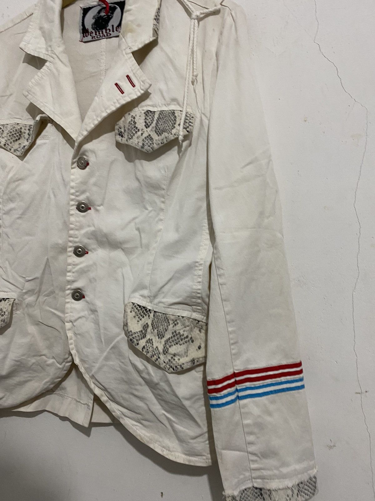 If Six Was Nine × Japanese Brand × Le Grande Bleu (L.G.B.) 💸BINDINGOFFER💸Wembley road Japanese Blazzer Snake Skin Size US M / EU 48-50 / 2 - 3 Thumbnail