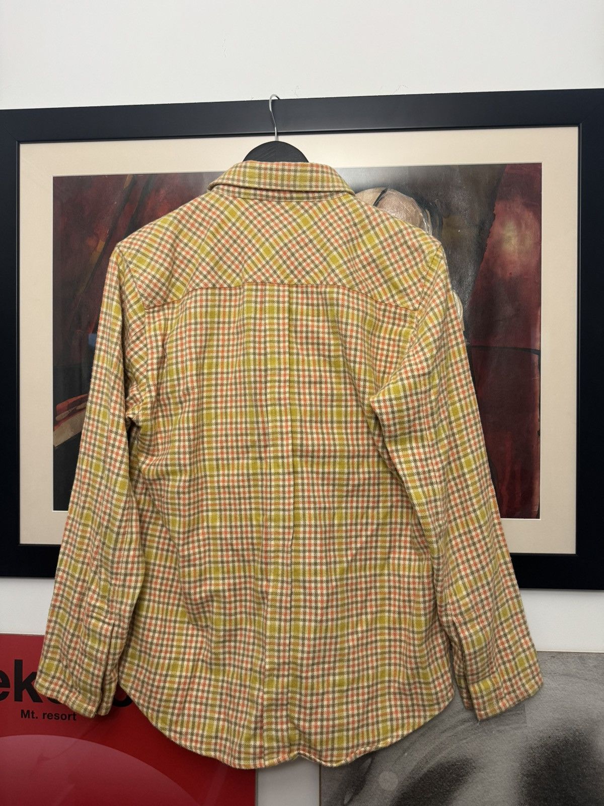 Stussy Rare Stussy Yellow Flannel Button Up Shirt Streetwear Hype Size US S / EU 44-46 / 1 - 6 Thumbnail