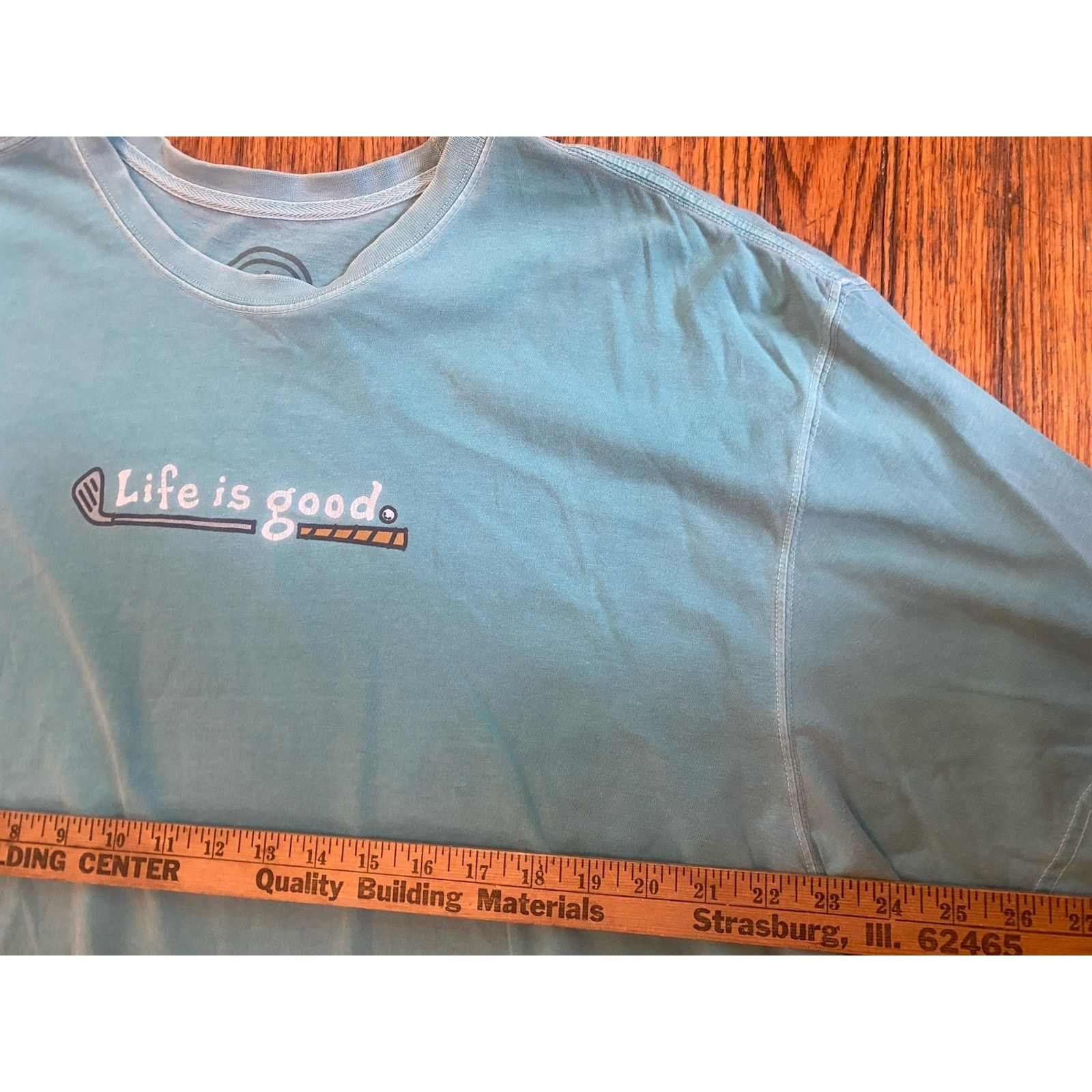 Life is Good Life is Good Golf Blue crew neck t-shirt graphic Men’s XL Size US XL / EU 56 / 4 - 5 Thumbnail