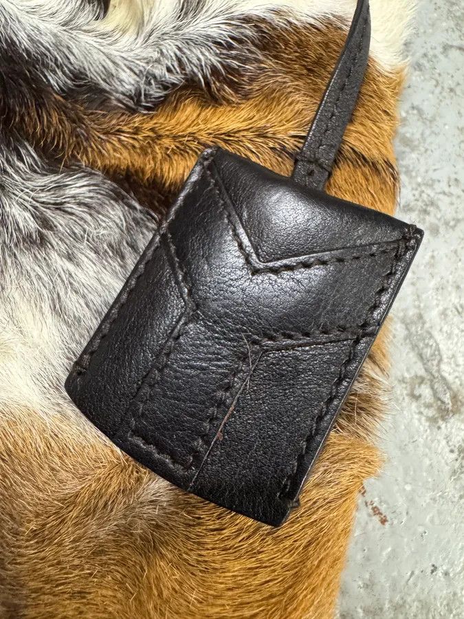 Yves Saint Laurent 2000s Yves Saint Laurent Cowhide Fur Leather Handle Bag Size ONE SIZE - 8 Thumbnail